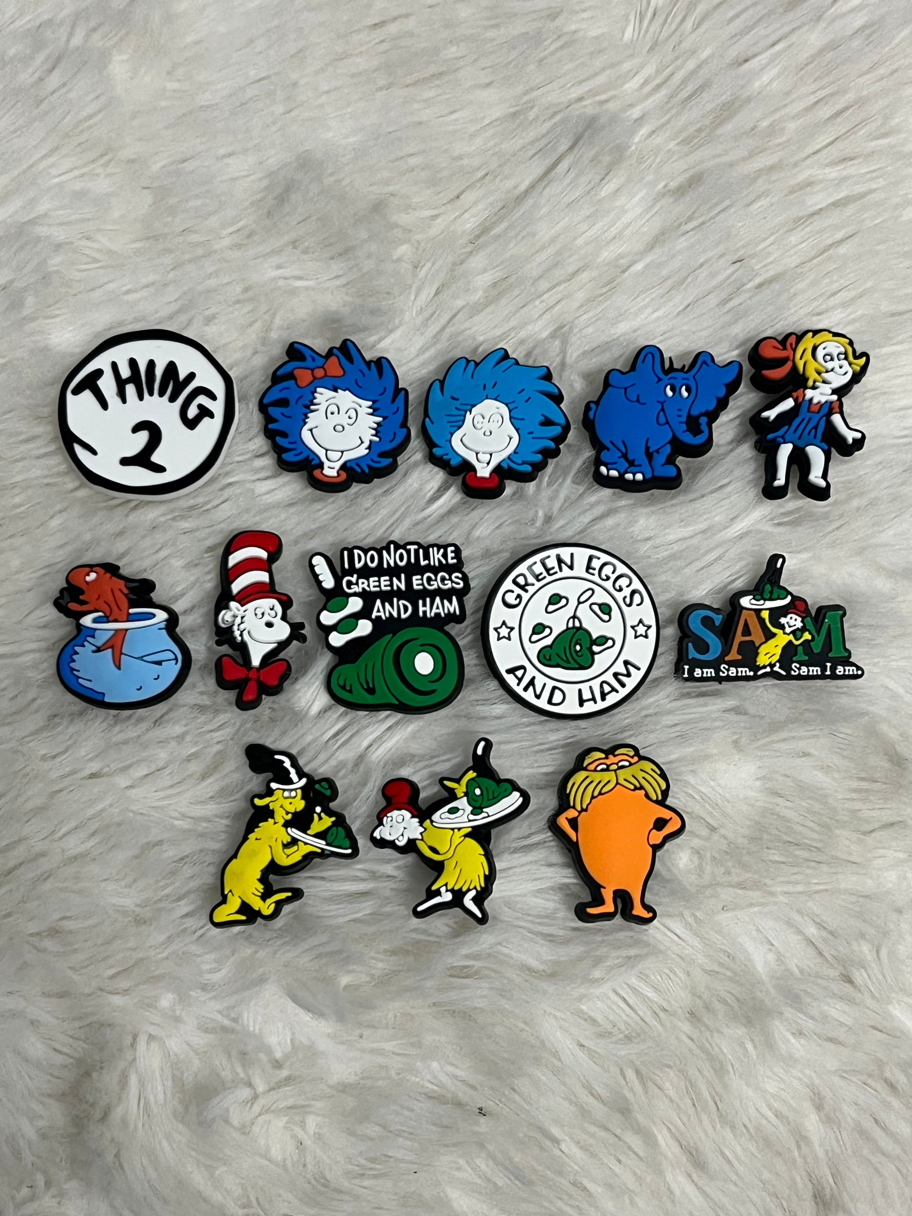 Dr. Seuss Shoe Charms