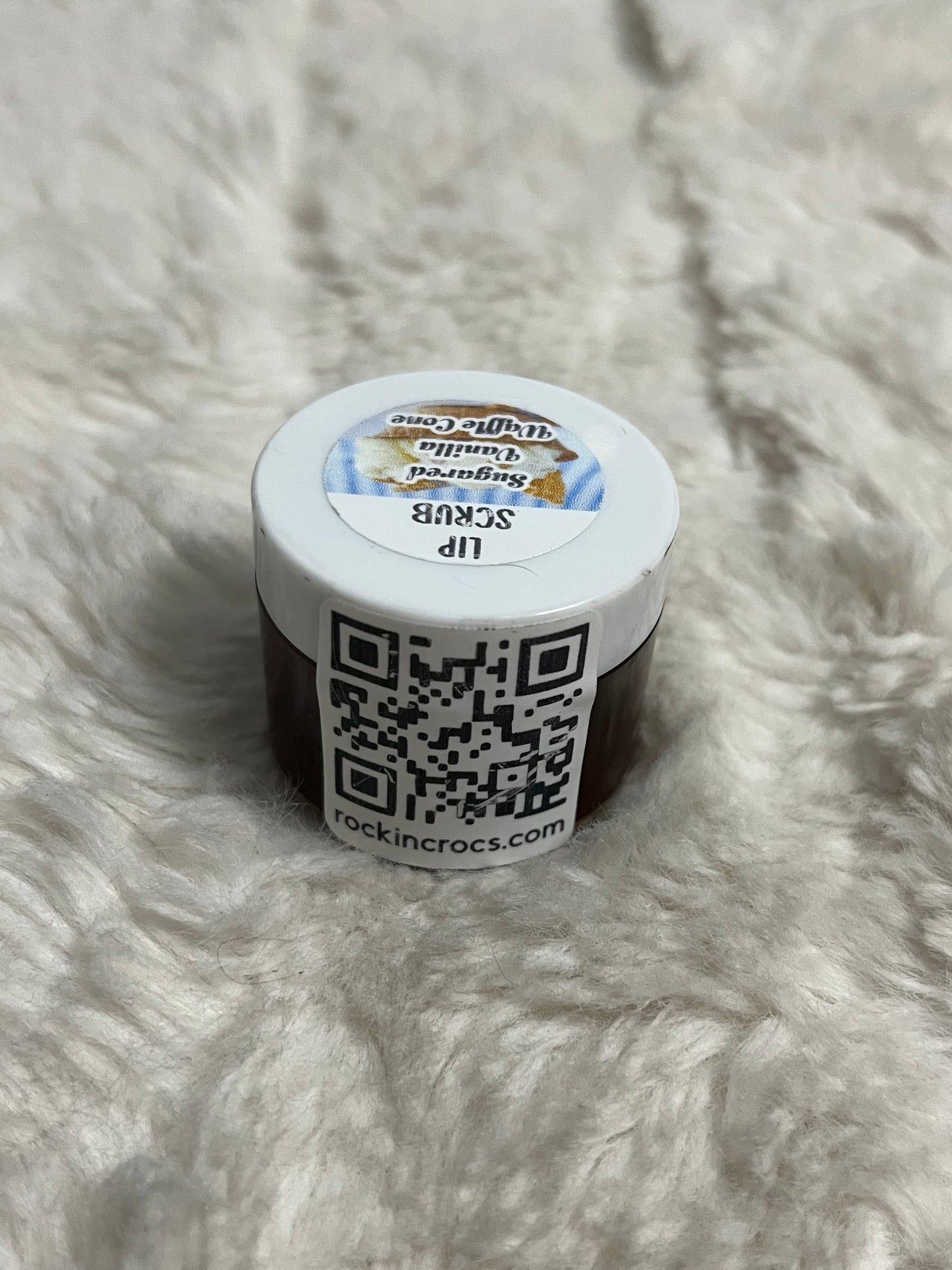 Sugared Vanilla Waffle Cone Lip Scrub