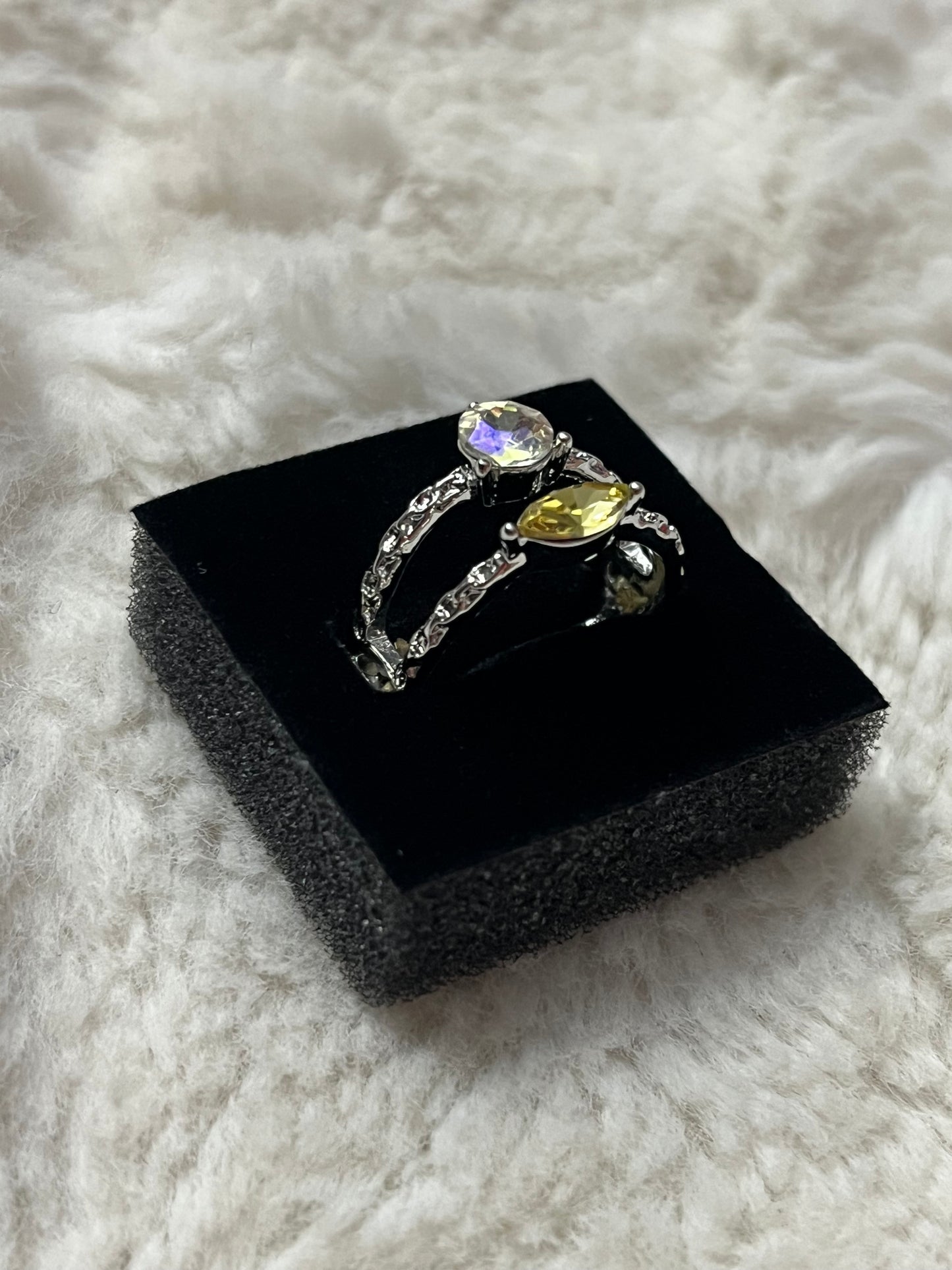 Starlit Crown Ring