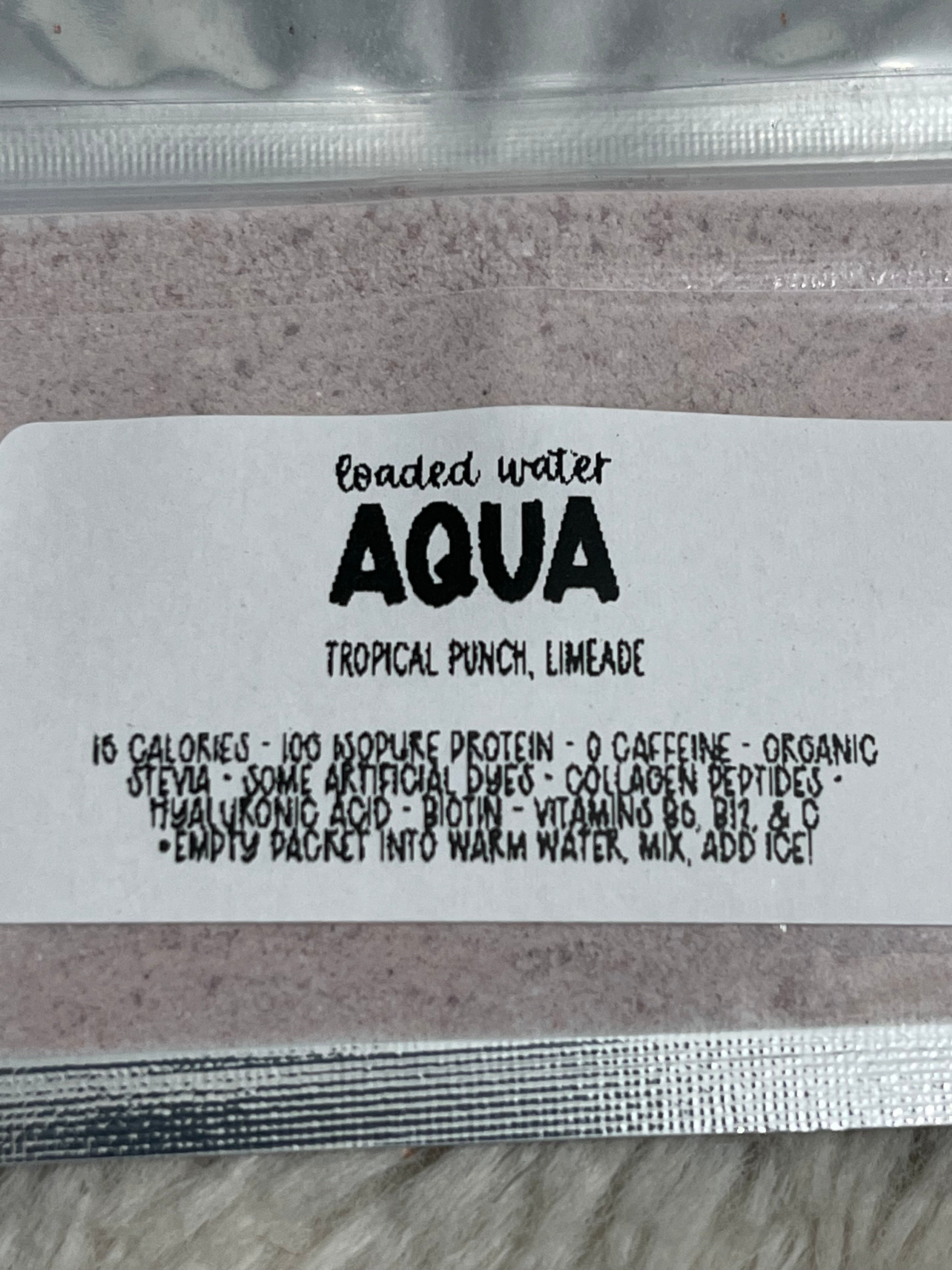 Aqua Loaded Water Drink Mix
