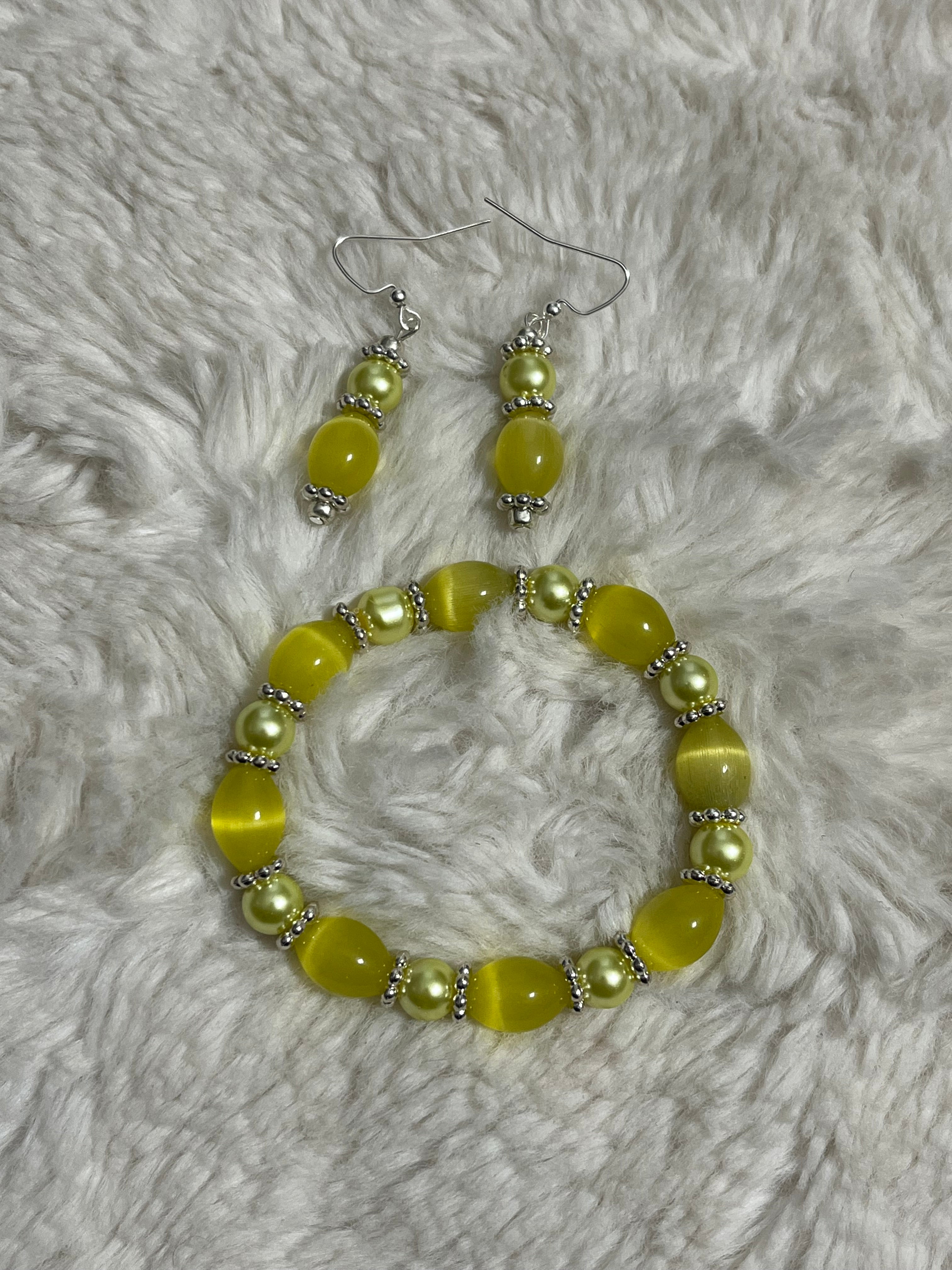 Citrine Glow Elegance Bracelet Set