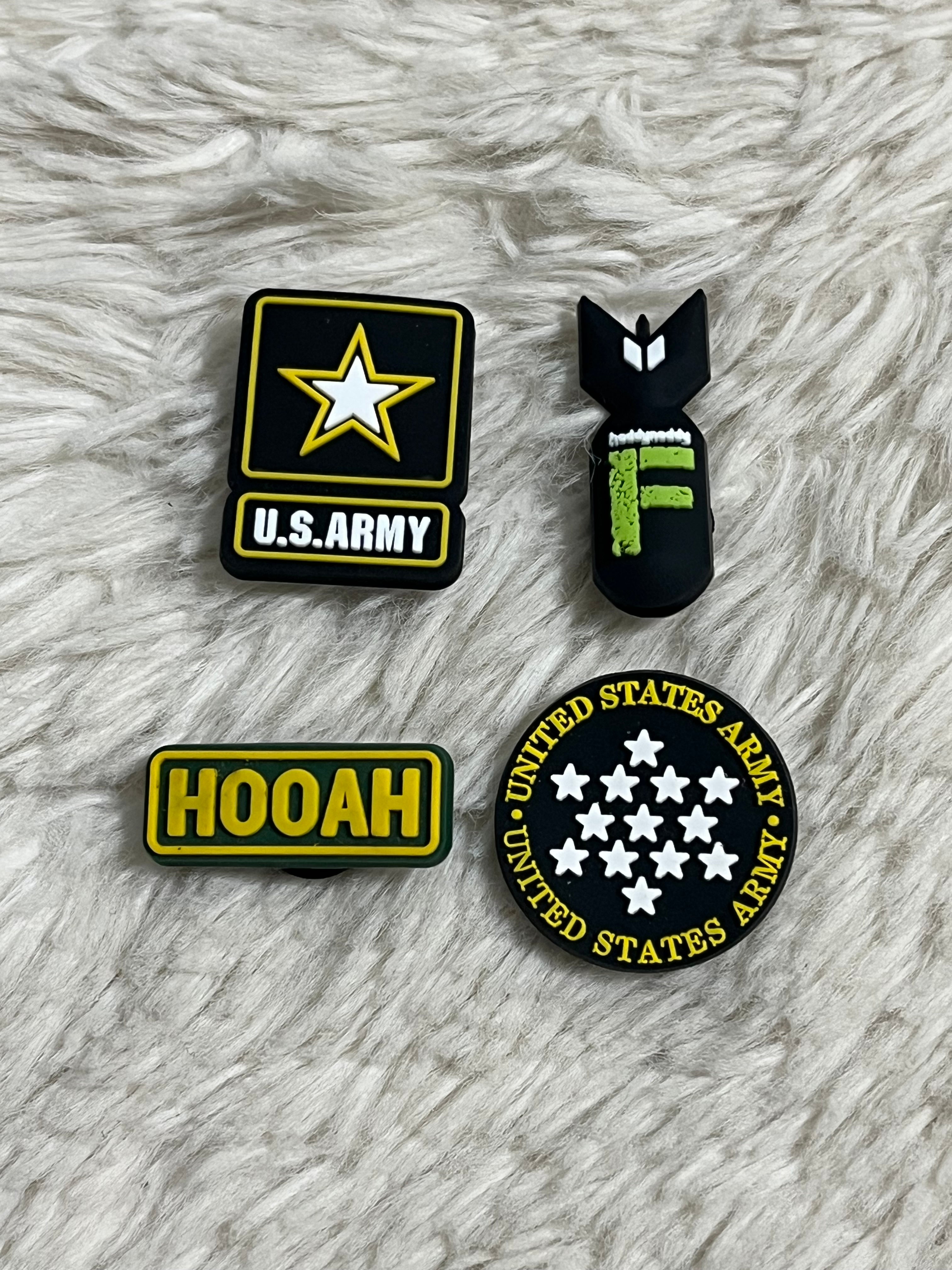 Army Shoe Charms