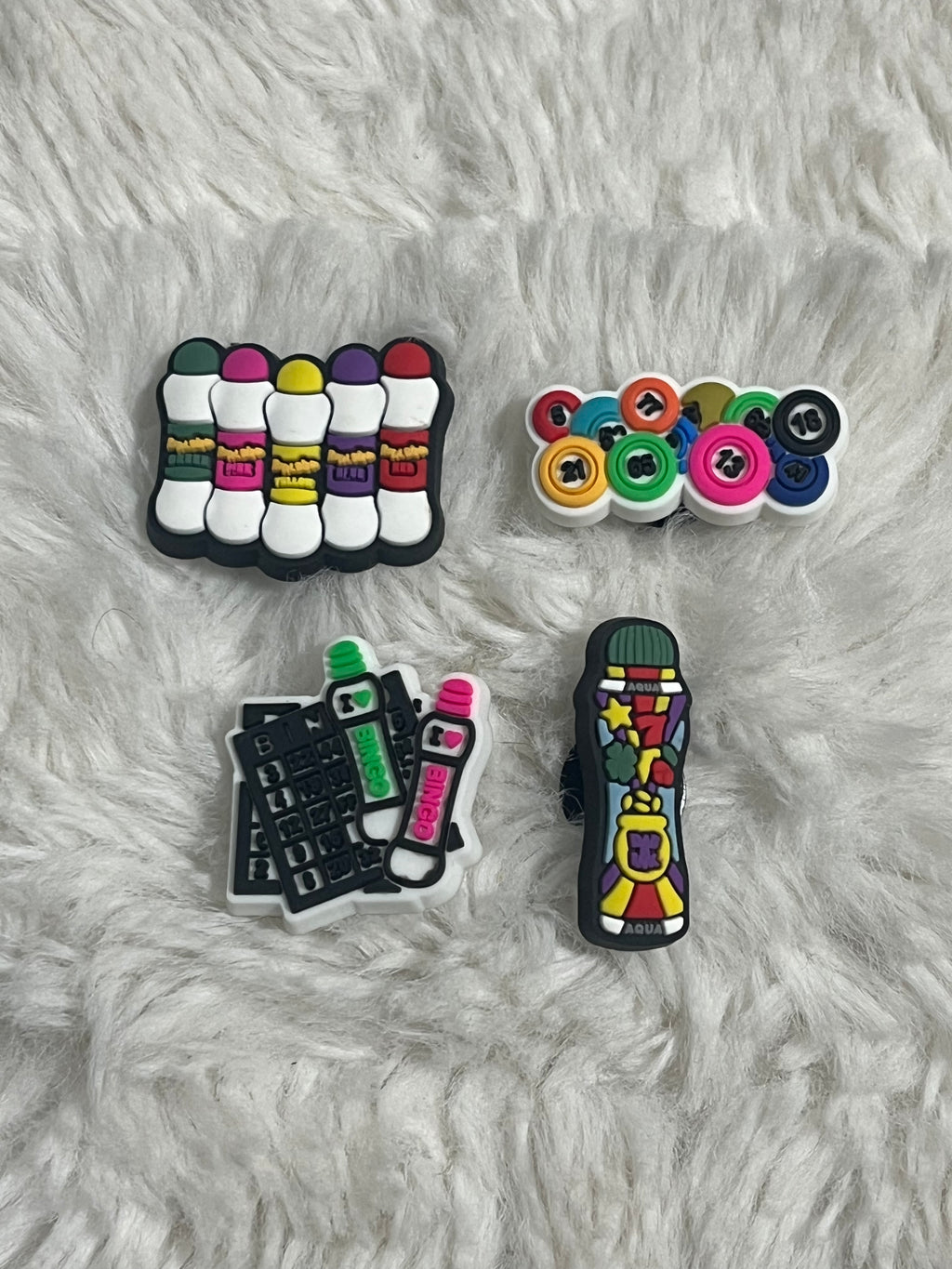 Bingo Shoe Charms