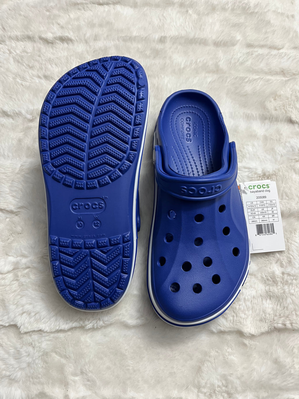 Blue Bayaband Crocs