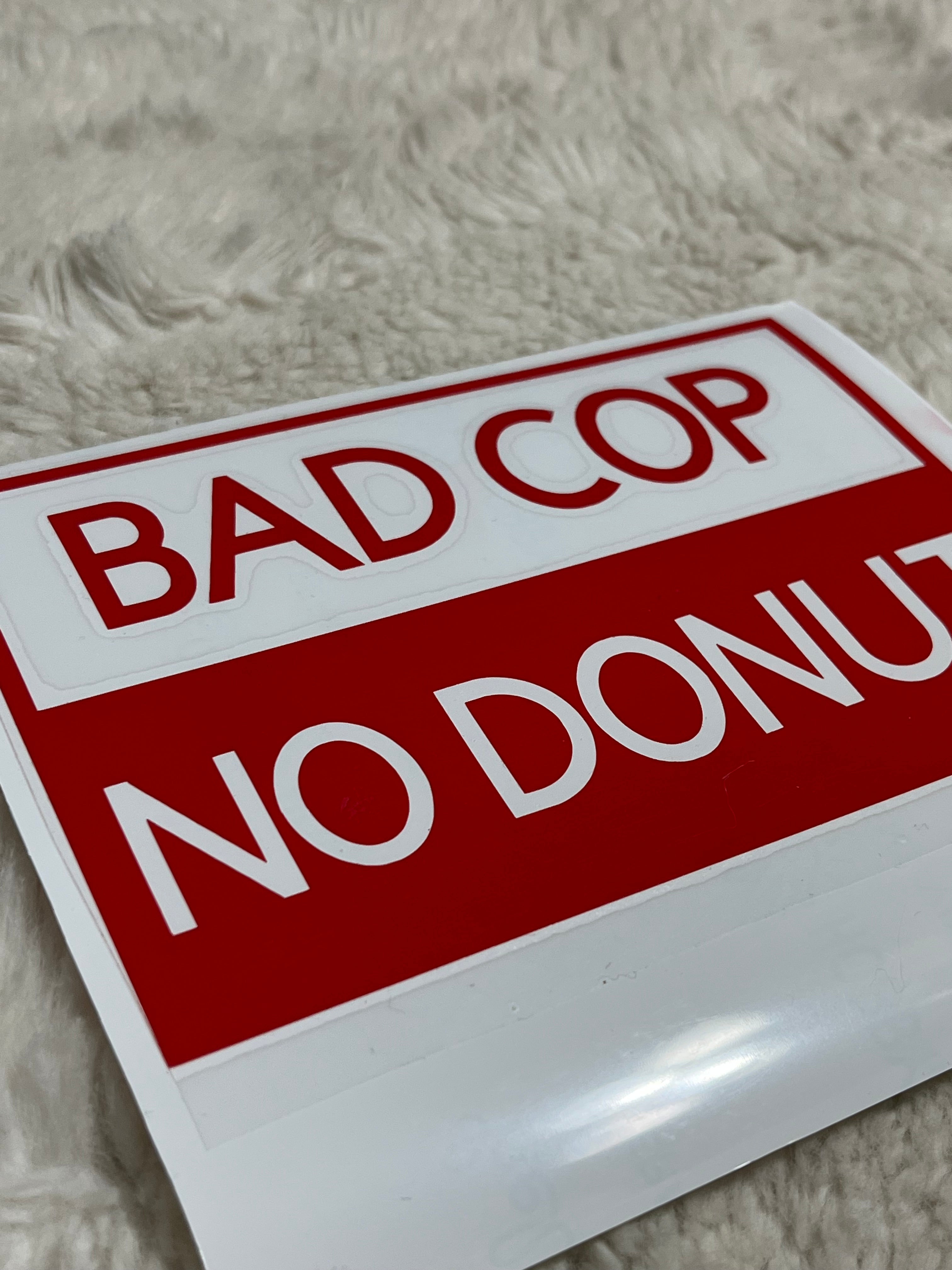 Bad Cop Car Decal