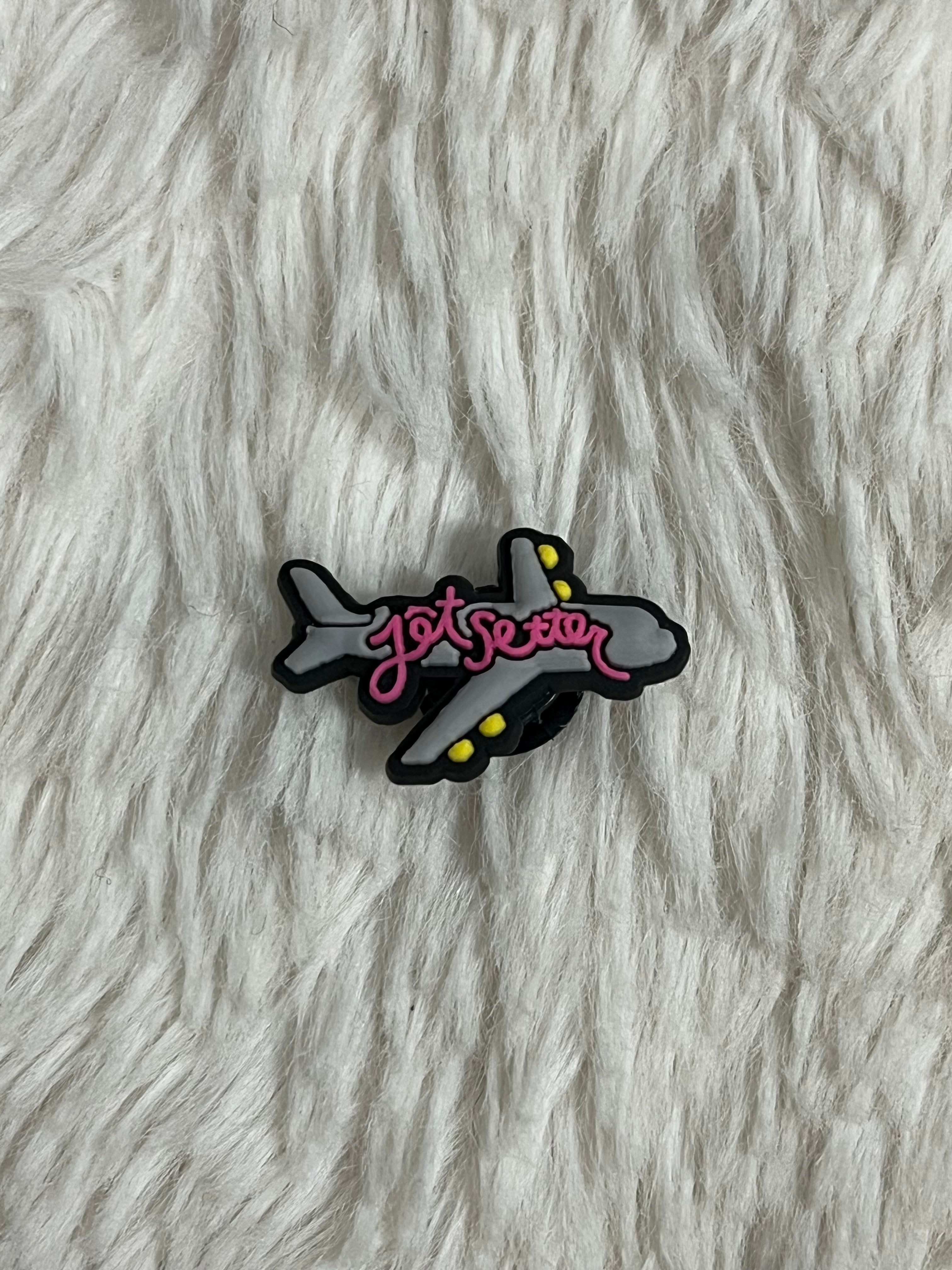 Air Travel Shoe Charms