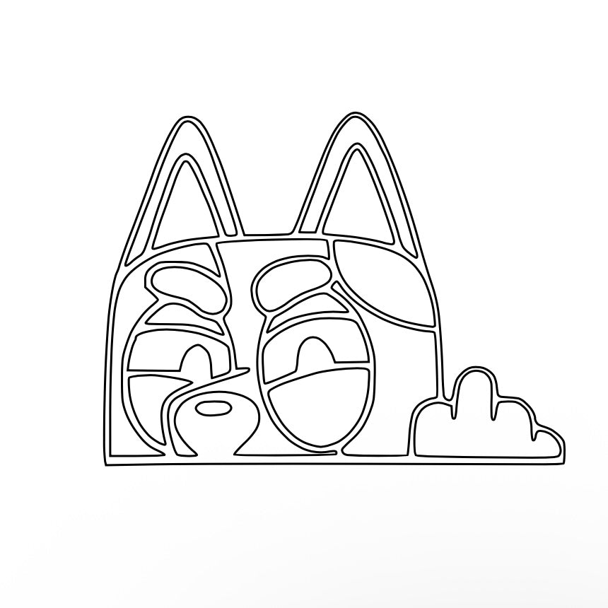 Bluey Decal