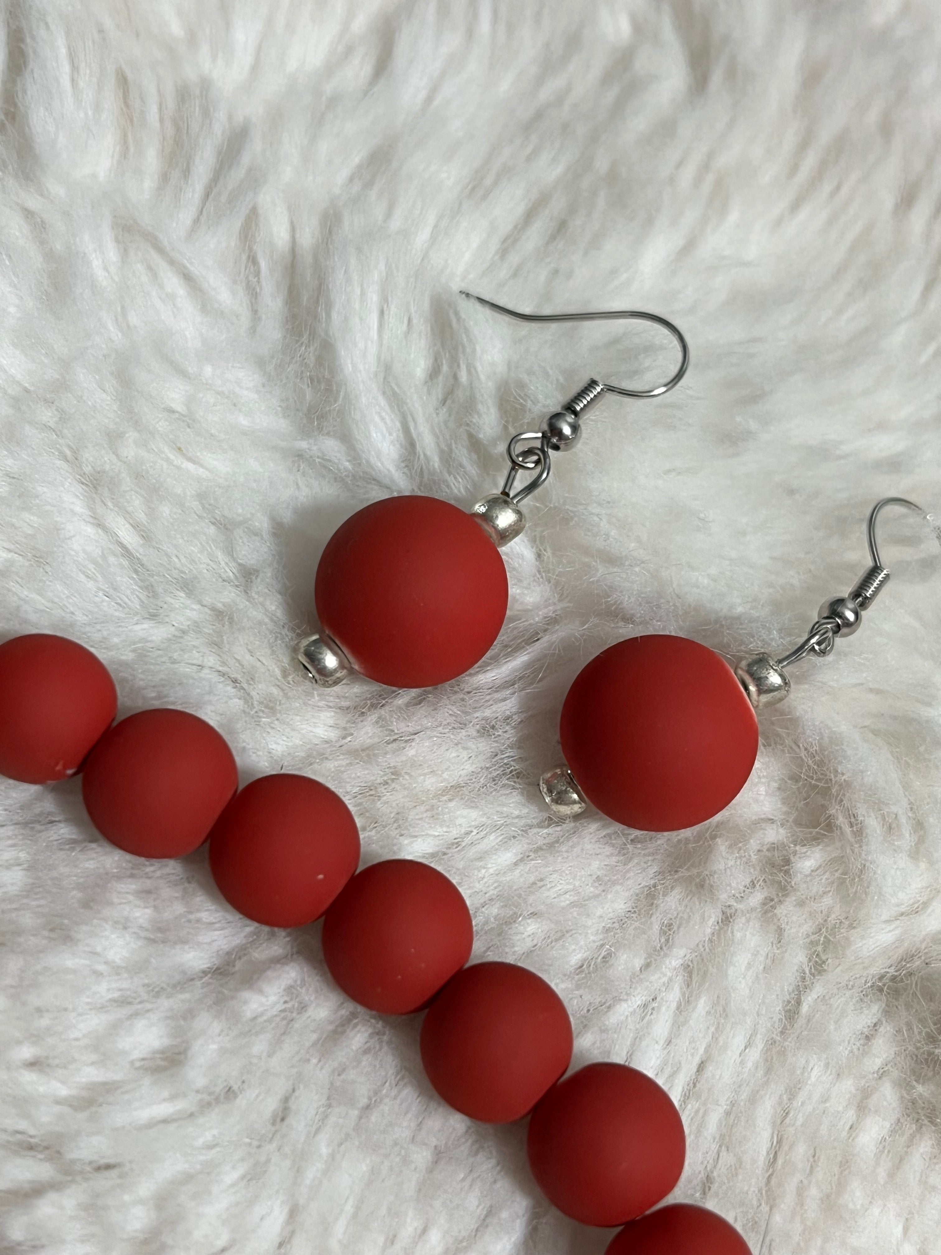 Scarlet Statement Bracelet Set