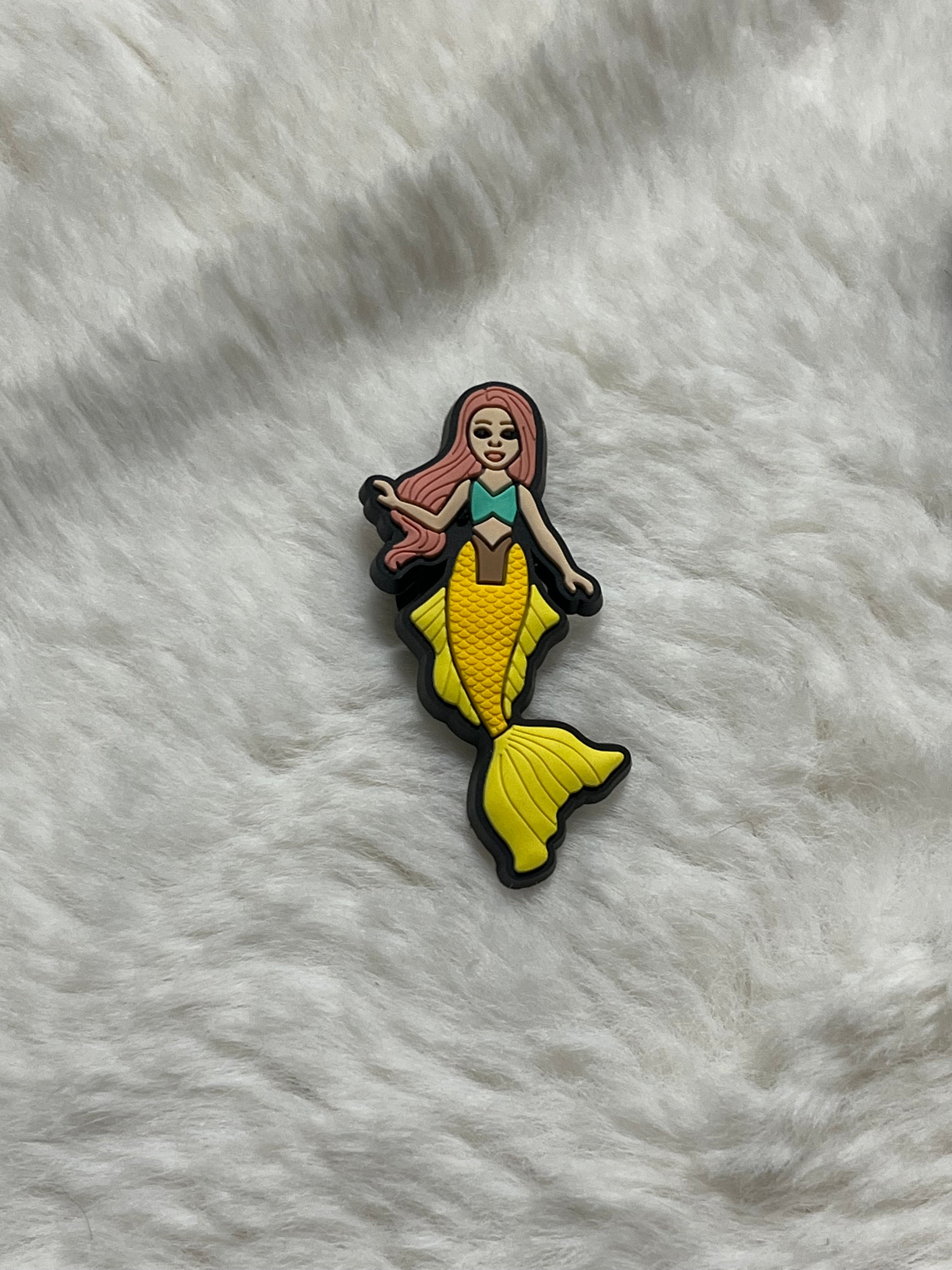 Little Mermaid Shoe Charms