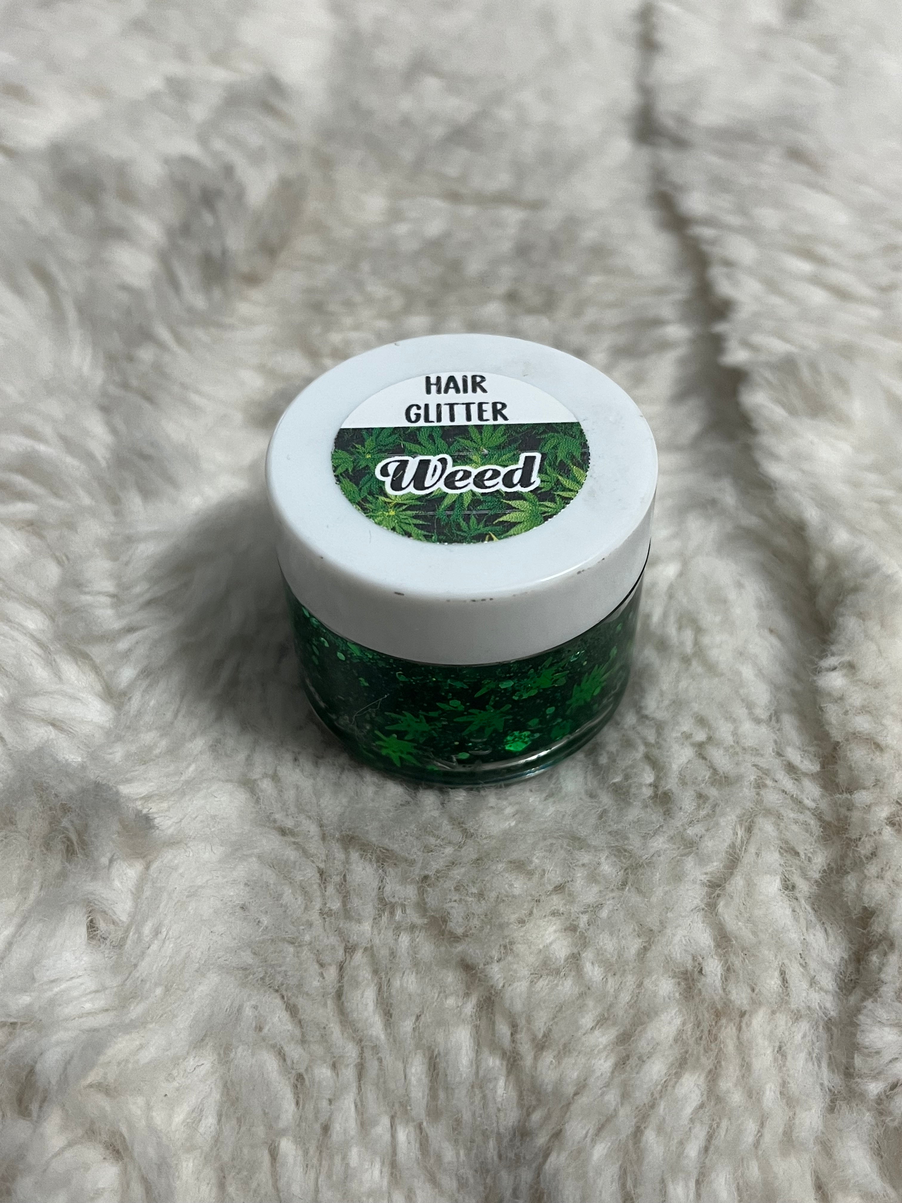 Weed Hair & Body Glitter