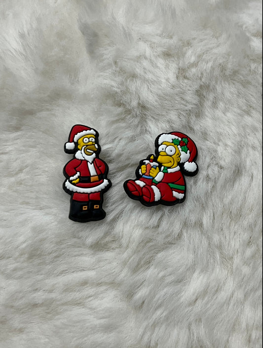 The Simpsons (Christmas) Shoe Charms