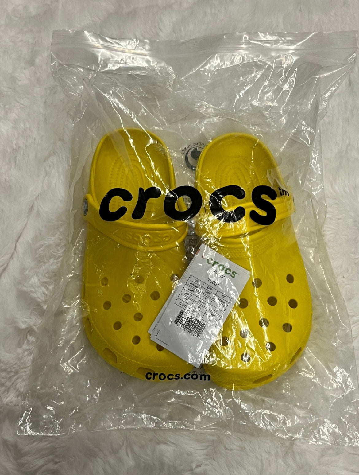 Yellow Crocs