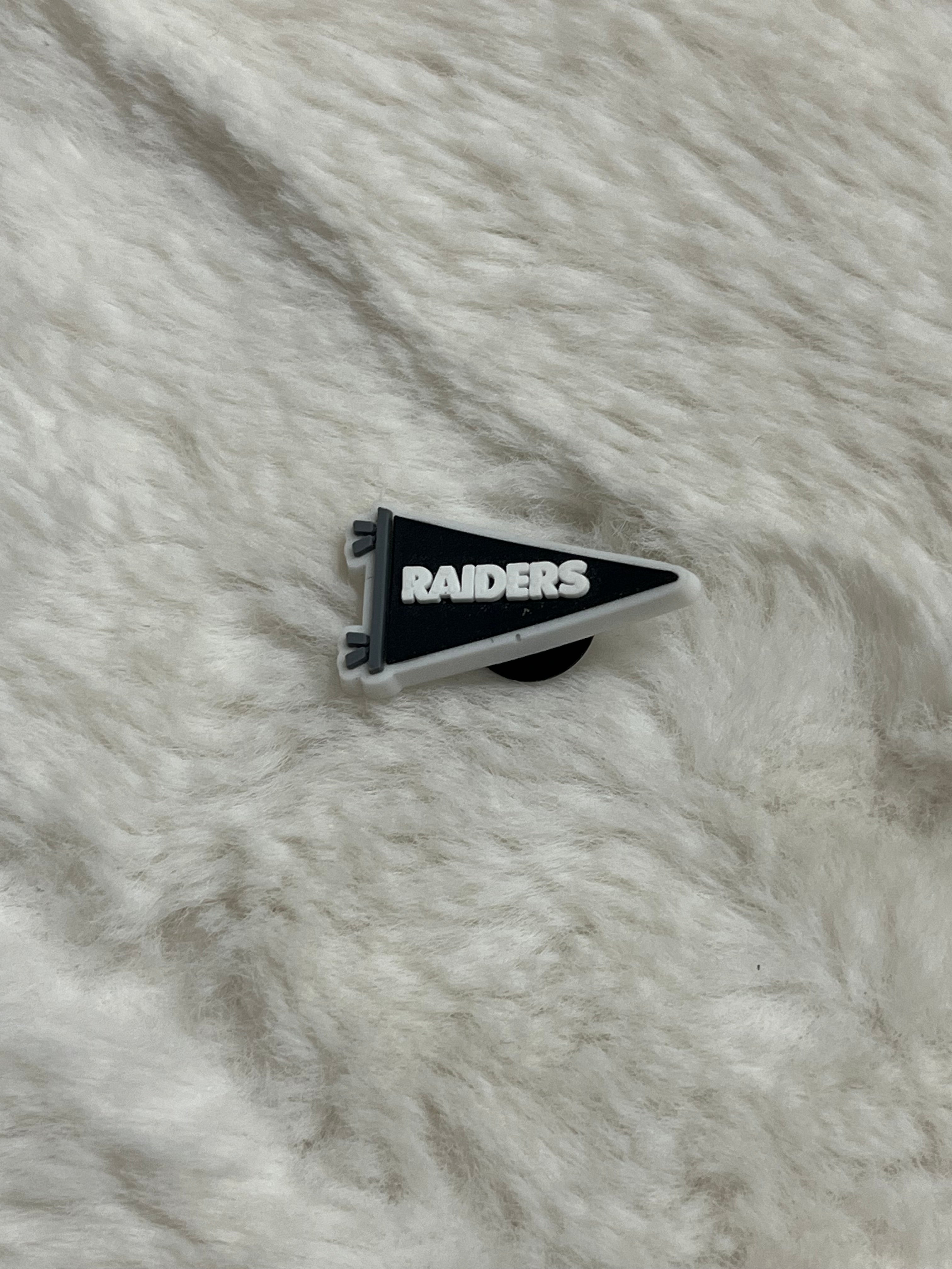 Las Vegas Raiders Croc Charms