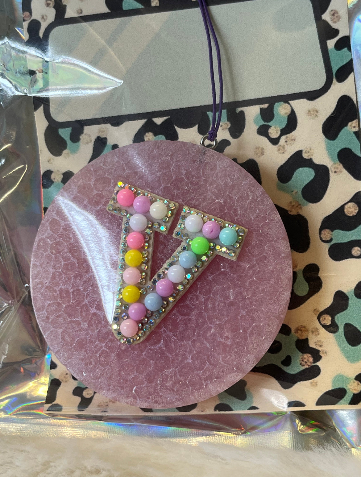 Beaded Letter Freshie