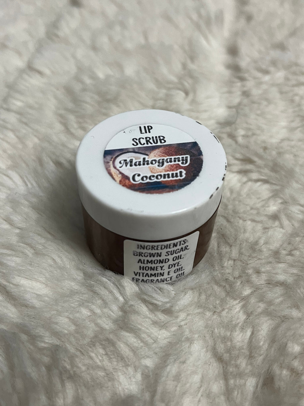 Mahogany Coconut Lip Scrub