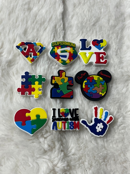 Autism Shoe Charms