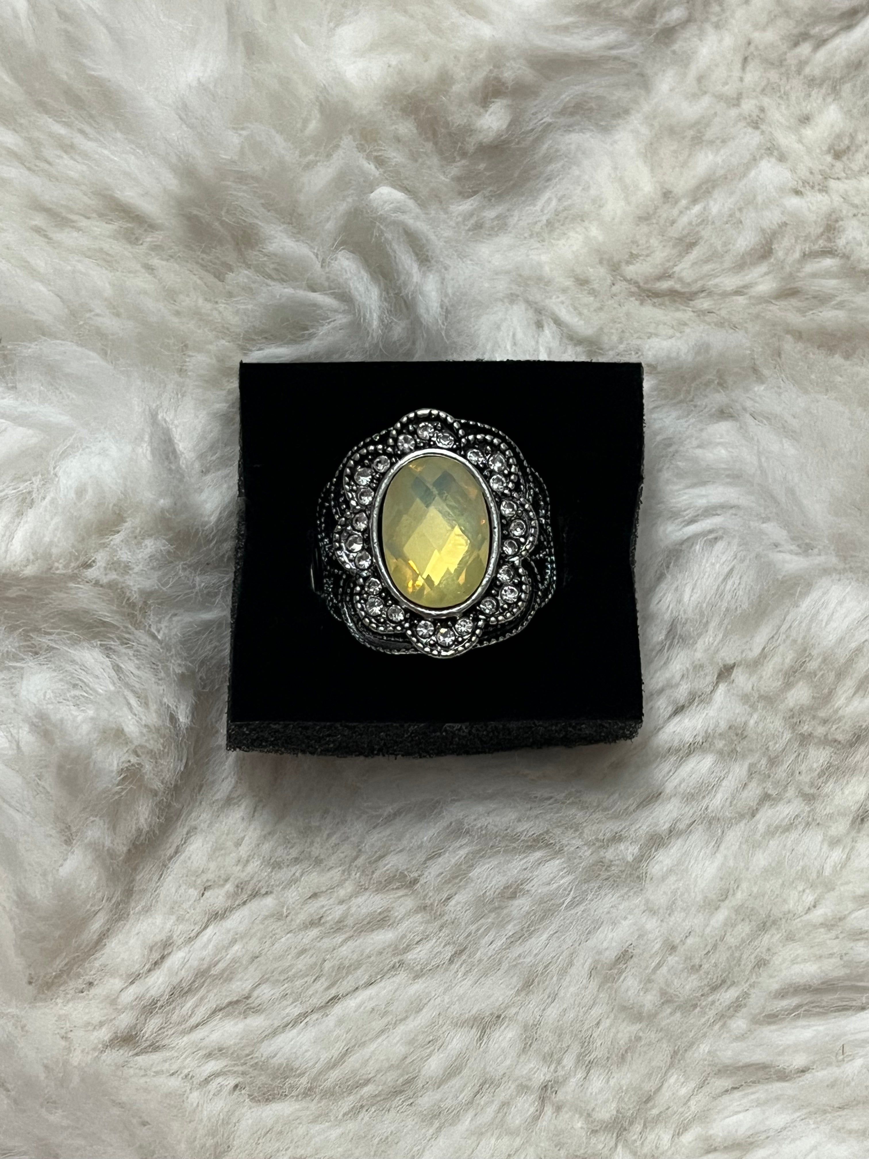 Golden Glow Paparazzi Ring