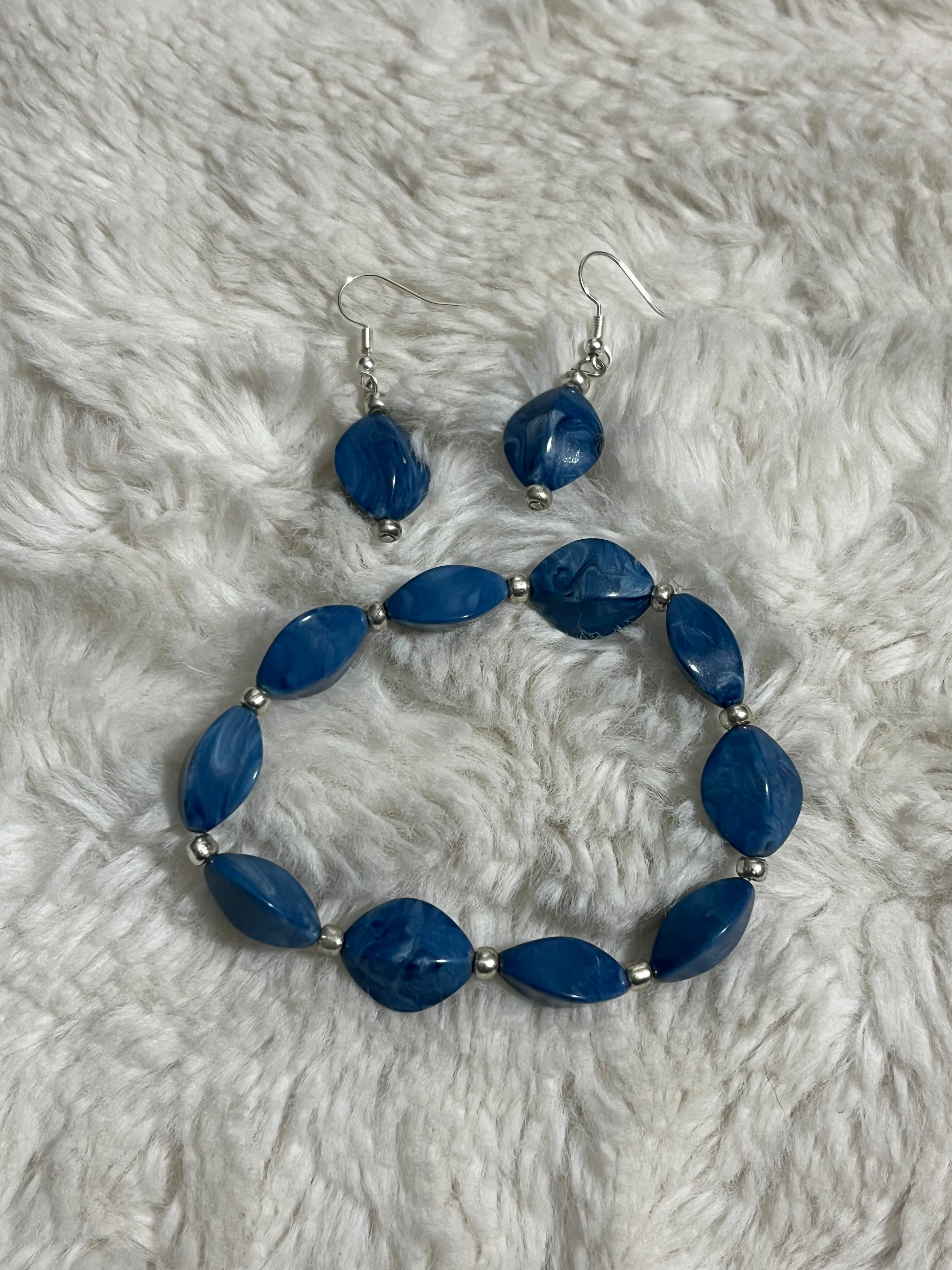 Blue Tide Elegance Bracelet Set