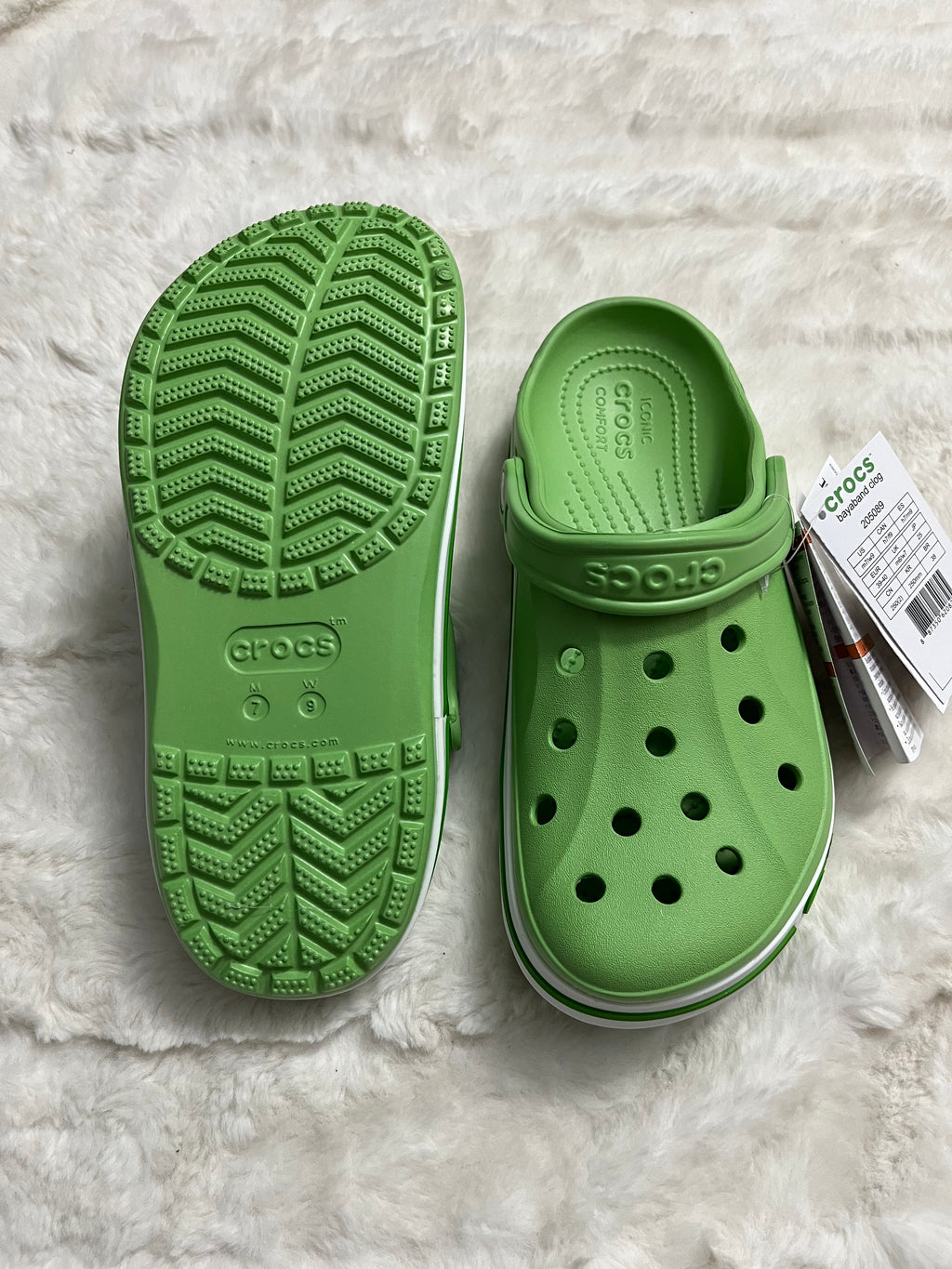 Green Bayaband Crocs