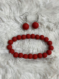 Scarlet Statement Bracelet Set