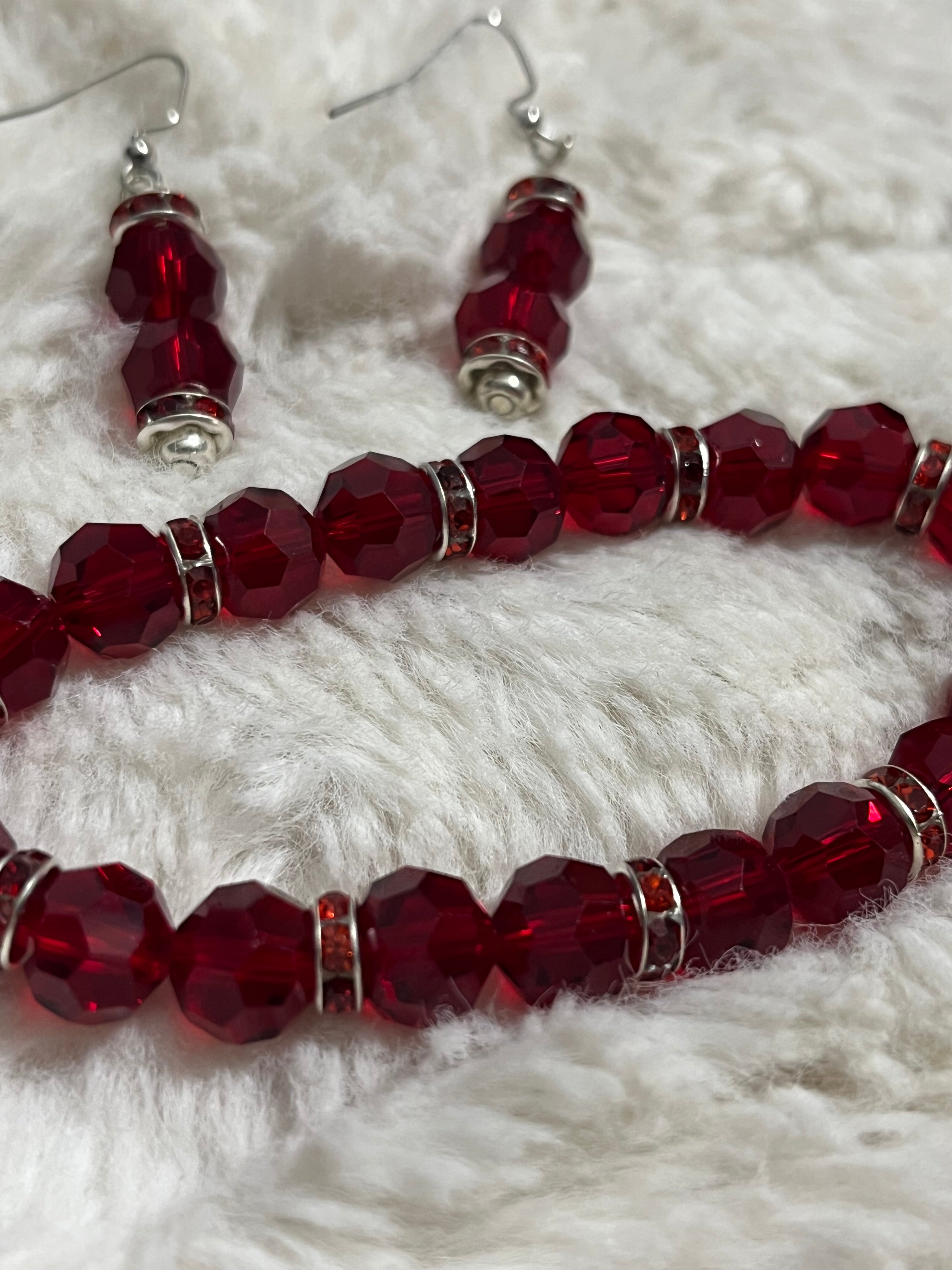 Scarlet Prism Spark Bracelet Set
