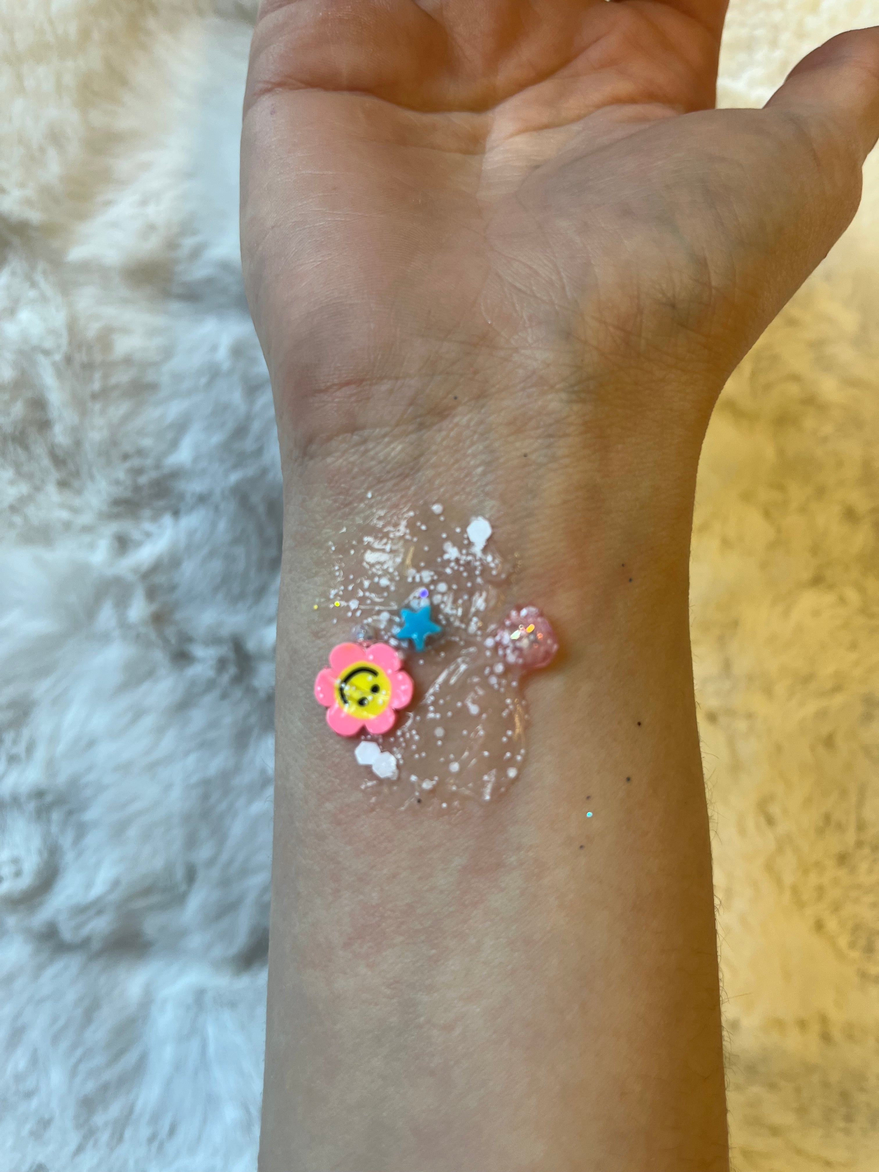 Flower Hair and Body Glitter