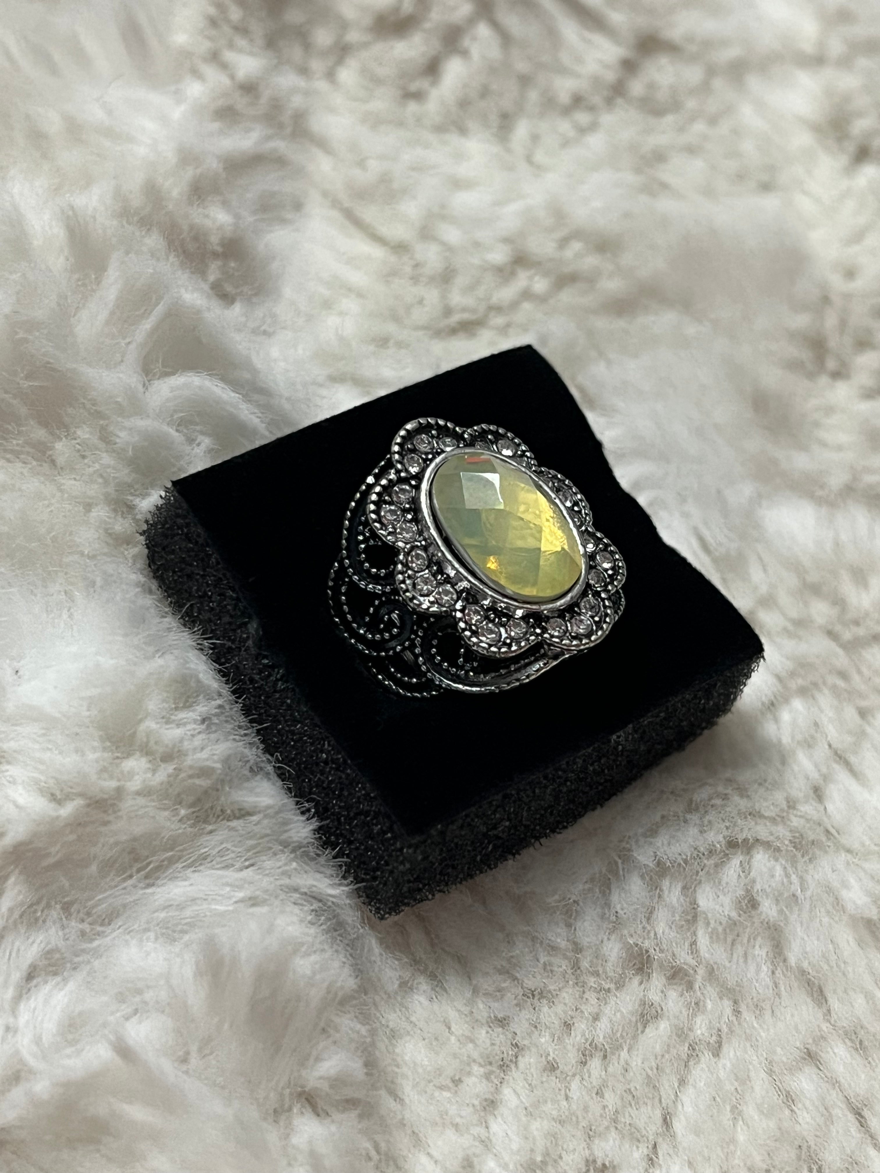 Golden Glow Paparazzi Ring