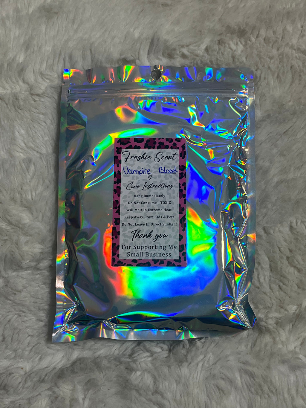 Beaded Letter Freshie