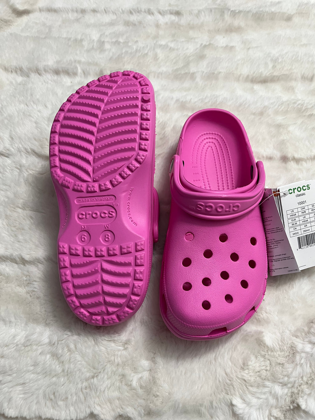 Light Pink Crocs