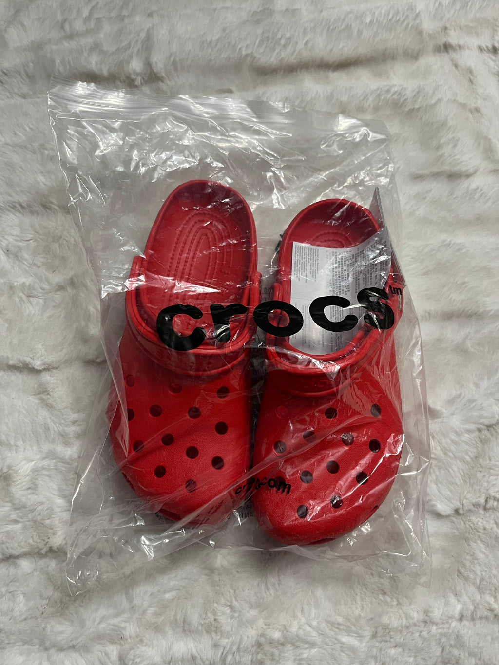 Red Crocs
