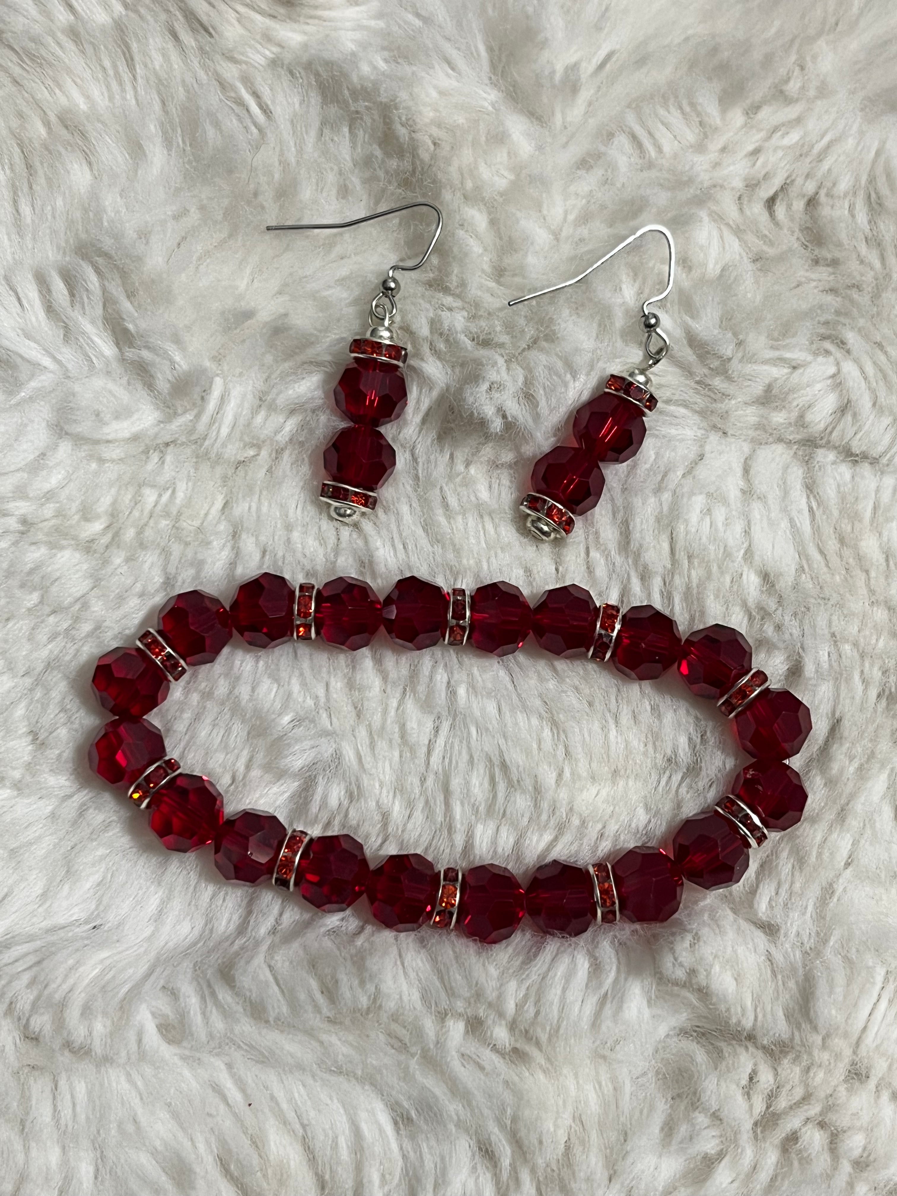 Scarlet Prism Spark Bracelet Set