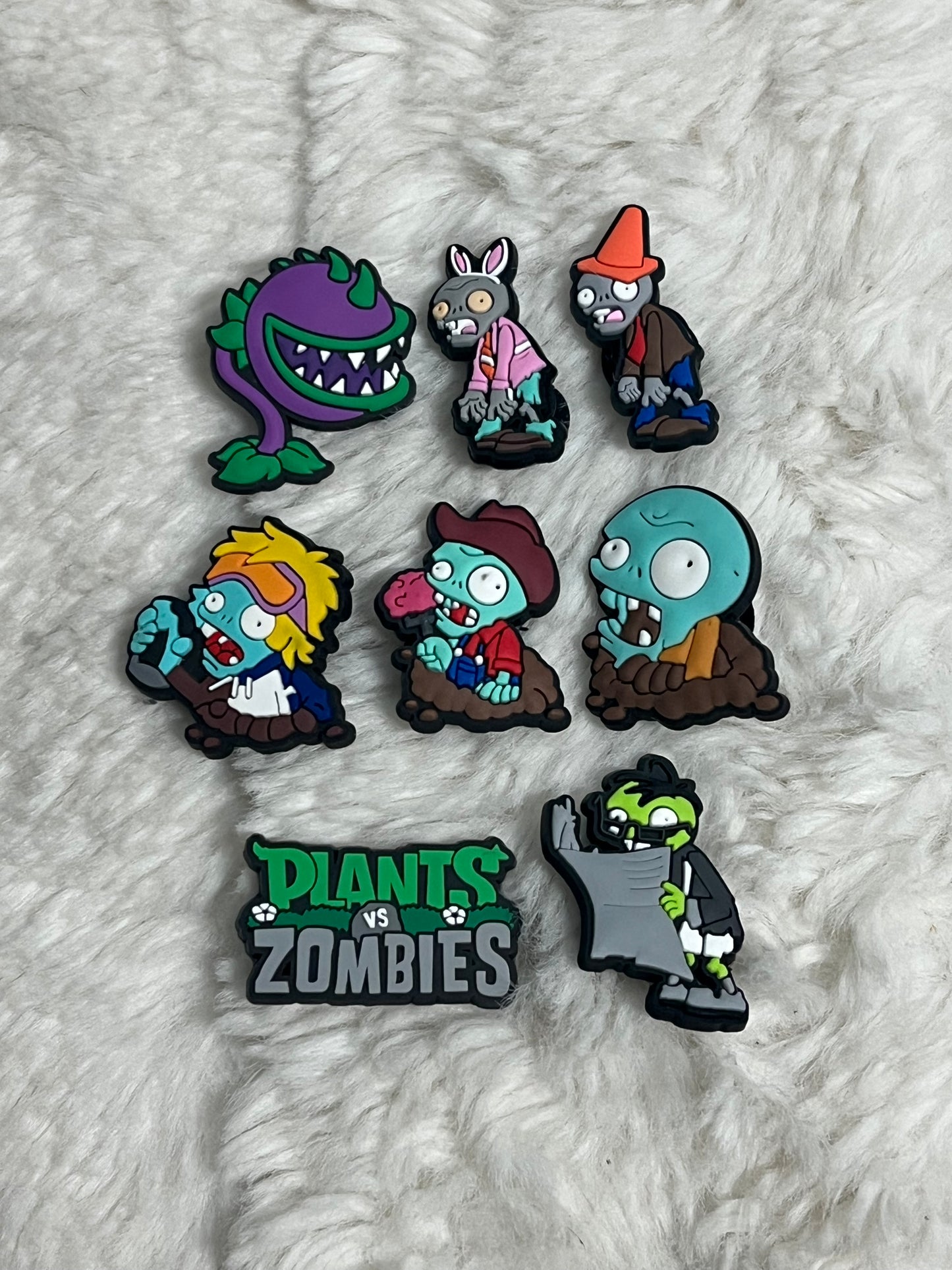 Plants vs Zombies Shoe Charms