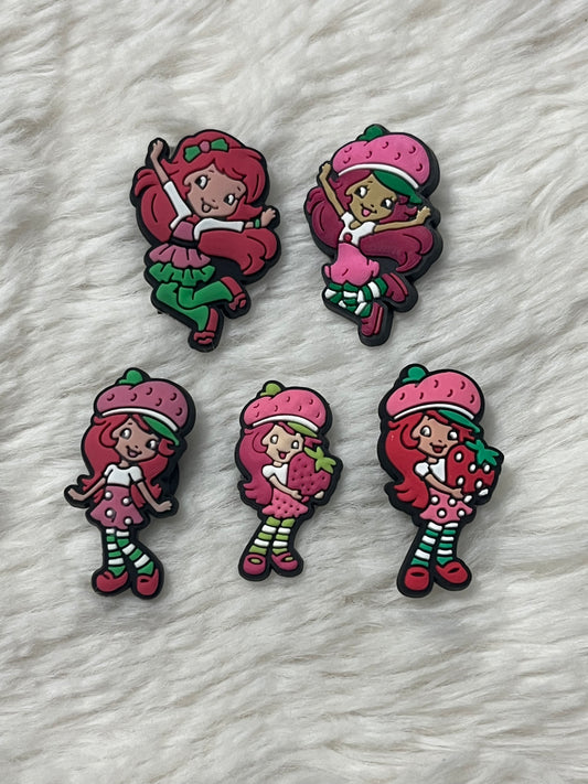 Strawberry Shortcake Shoe Charms