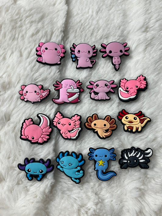 Axolotl Shoe Charms