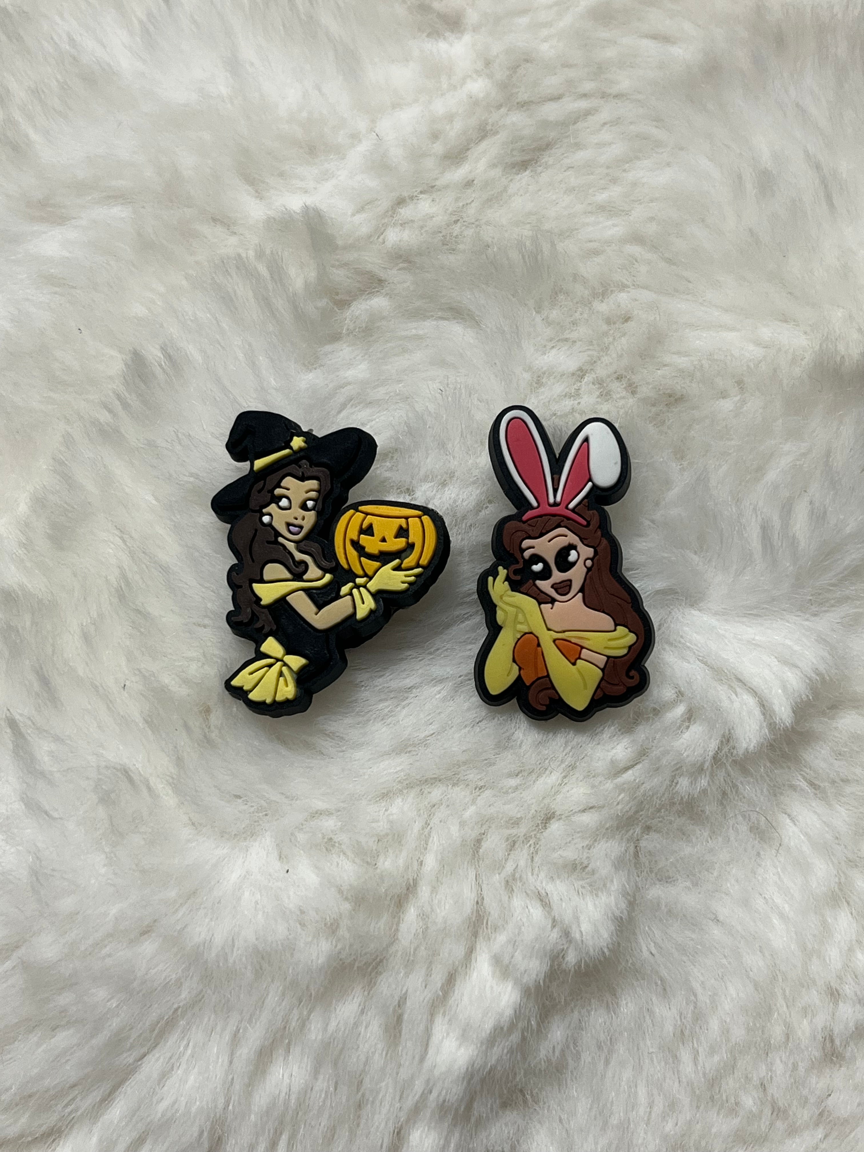 Beauty and the Beast (Holiday) Shoe Charms