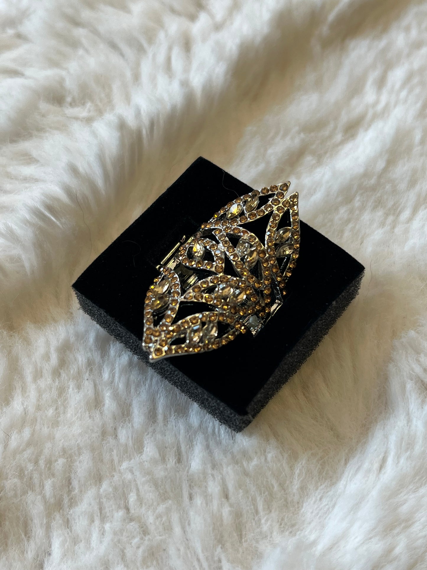 Golden Cascade Ring