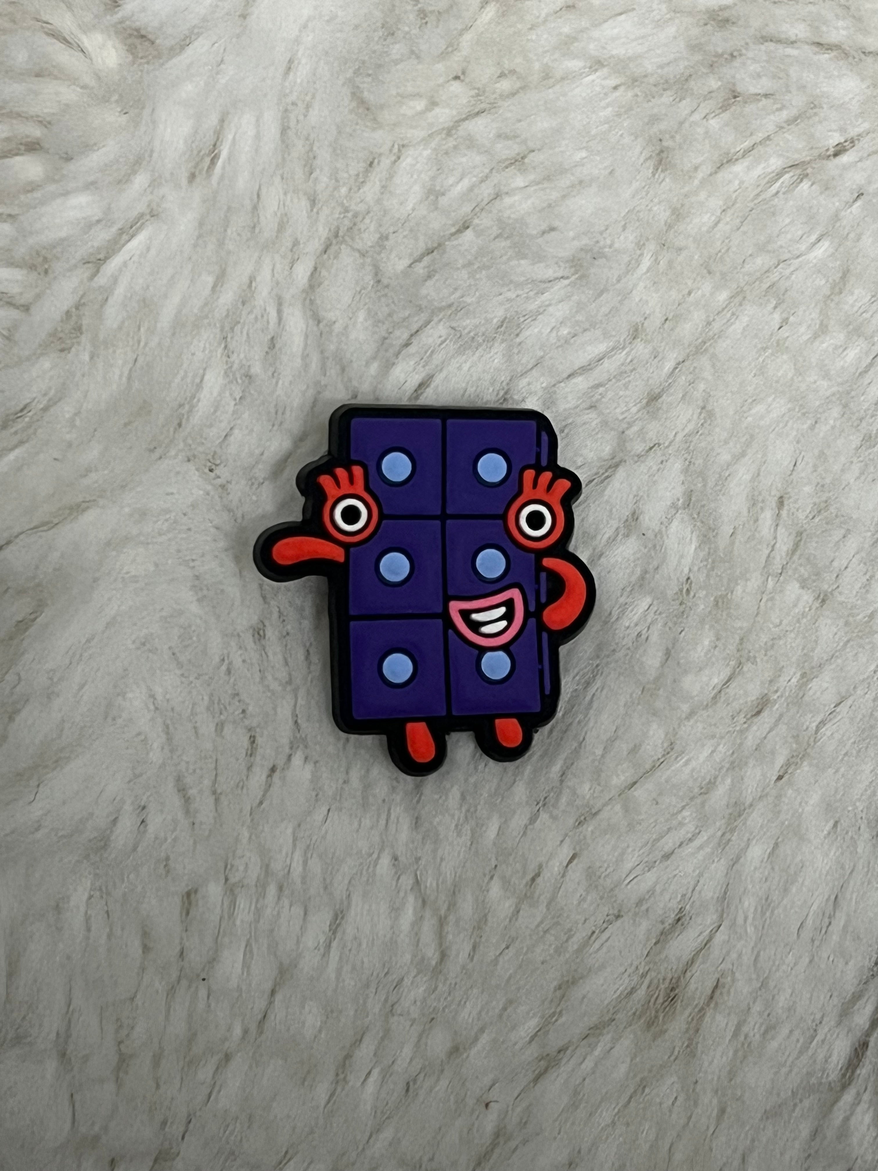 Numberblocks Shoe Charms