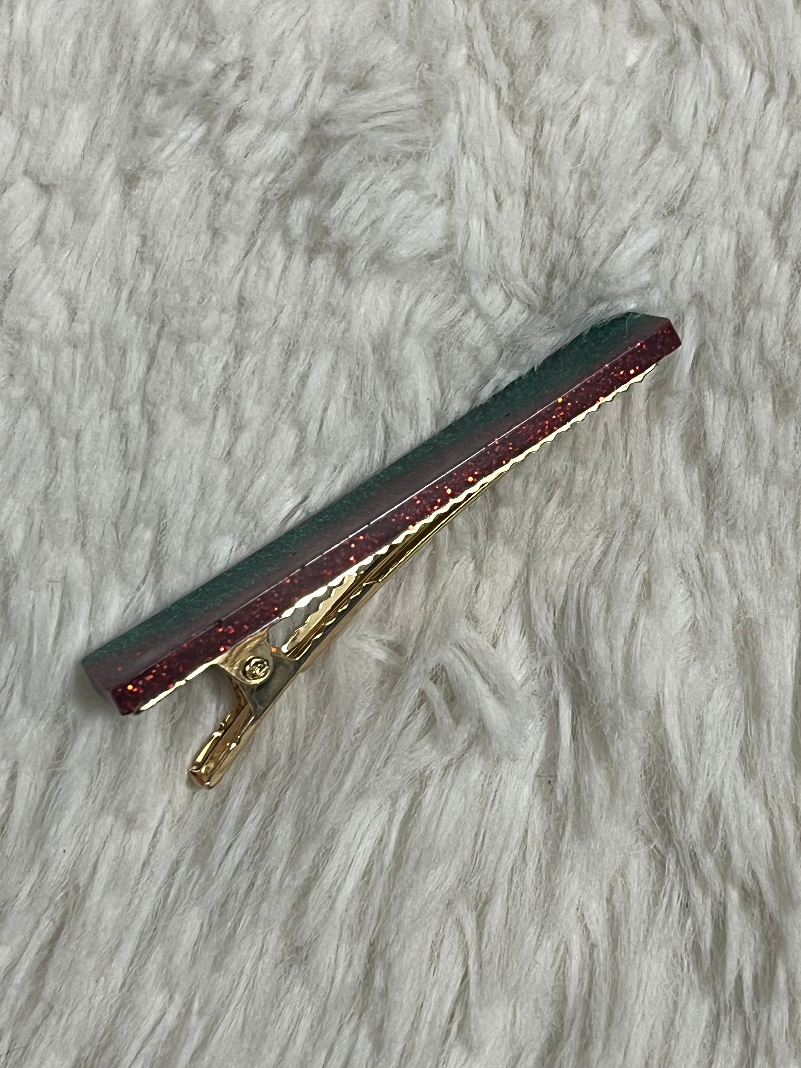 Christmas Stripe Hair Clip