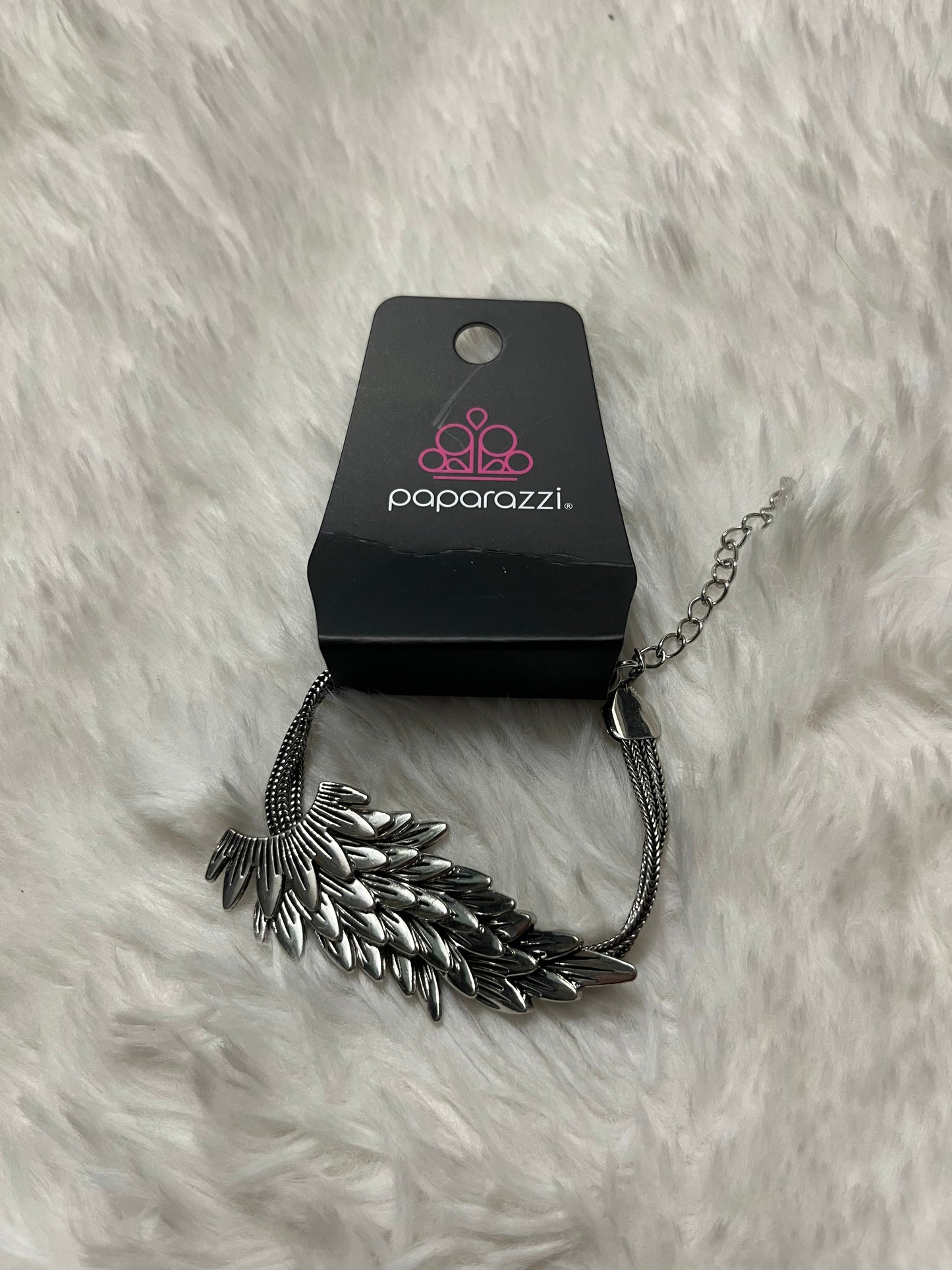 Silver Winged Grace Bracelet