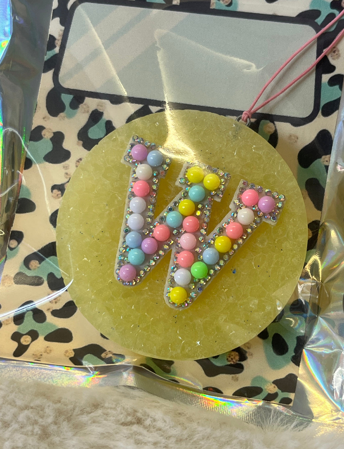 Beaded Letter Freshie