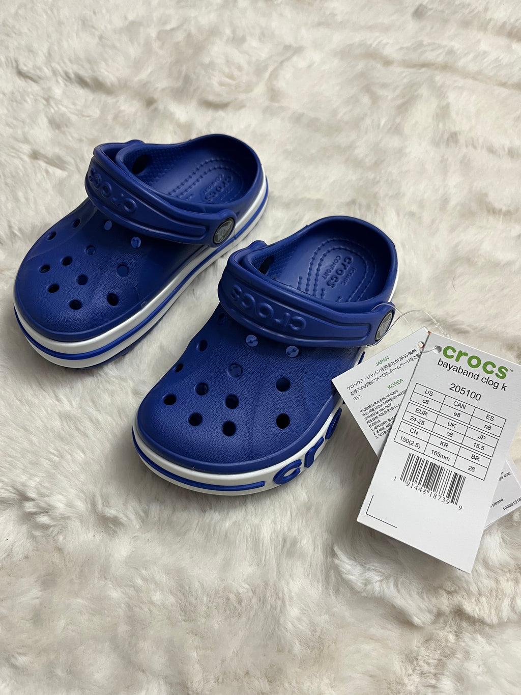 Blue Bayaband Crocs