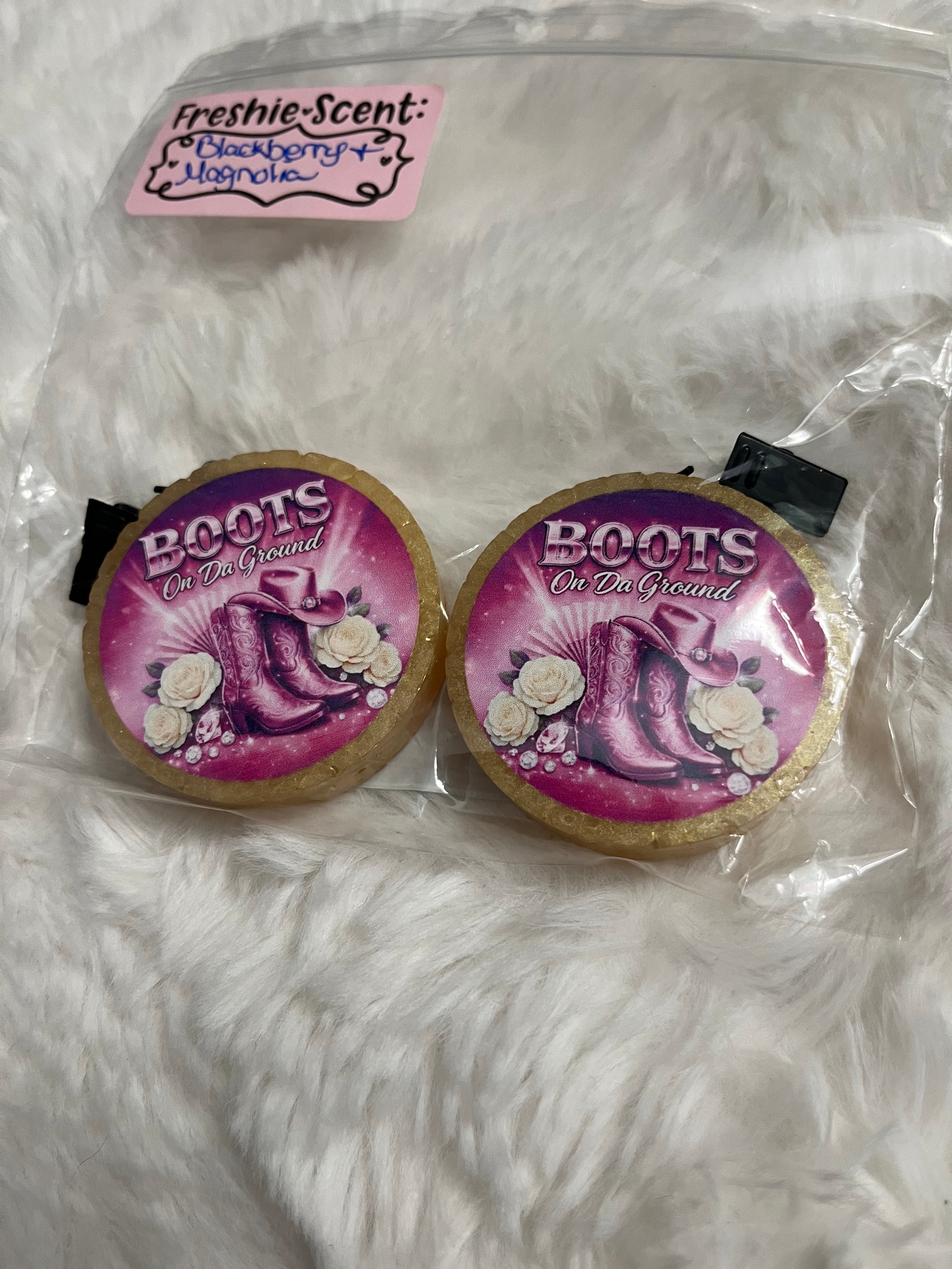 Boots on da Ground Freshie Vent Clips