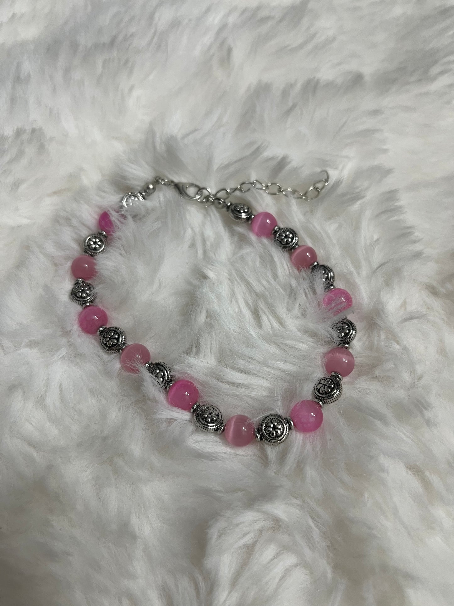 Rosy Bloom Paparazzi Bracelet