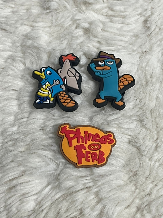 Phineas and Ferb Shoe Charms
