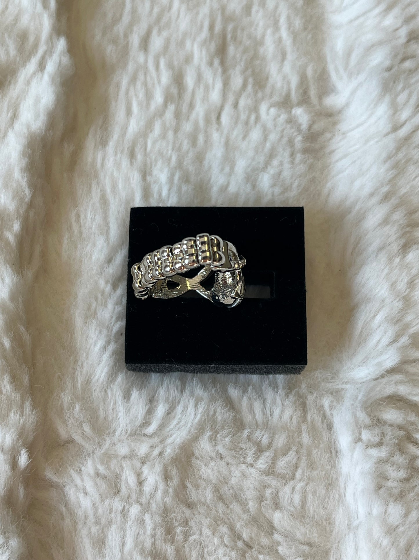 Crystal Teardrop Ring
