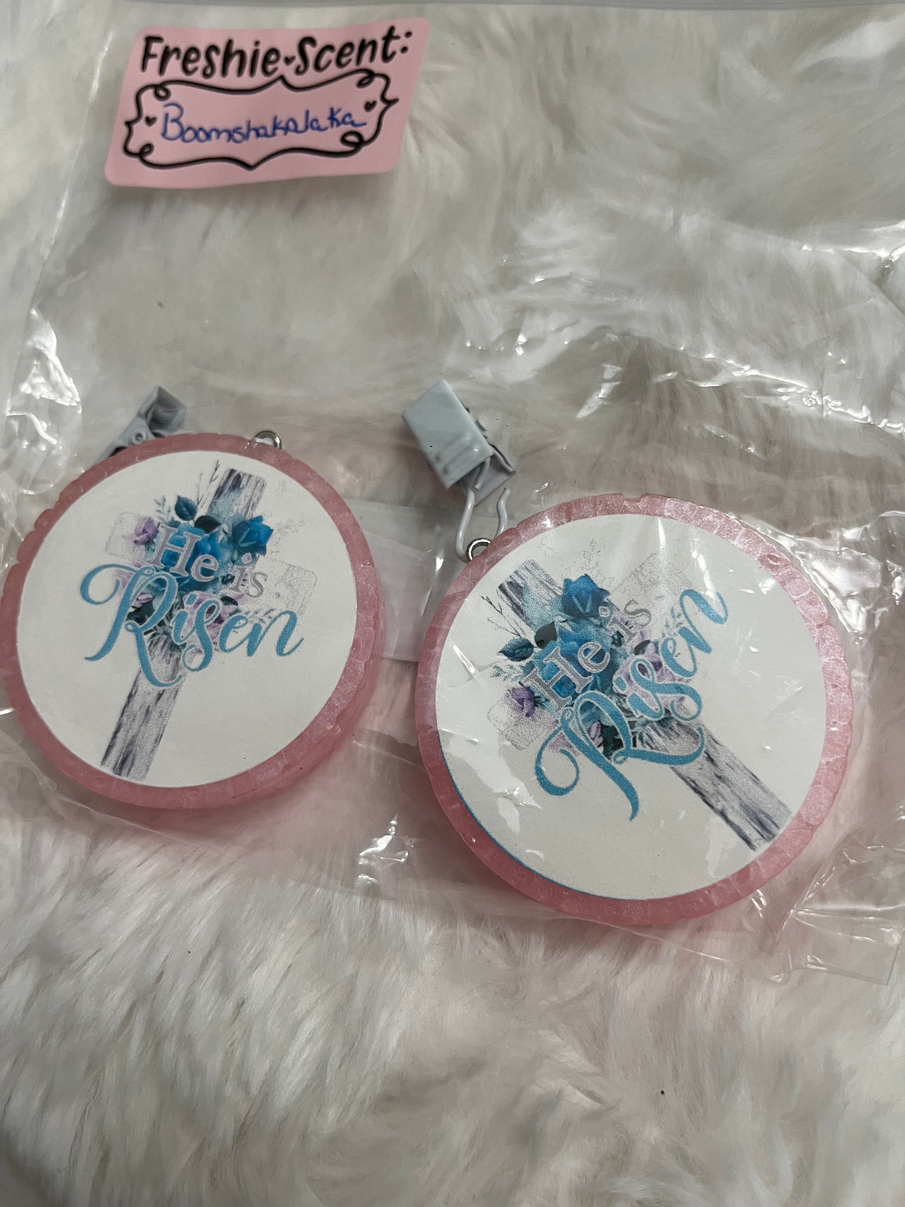 He is Risen Freshie Vent Clip