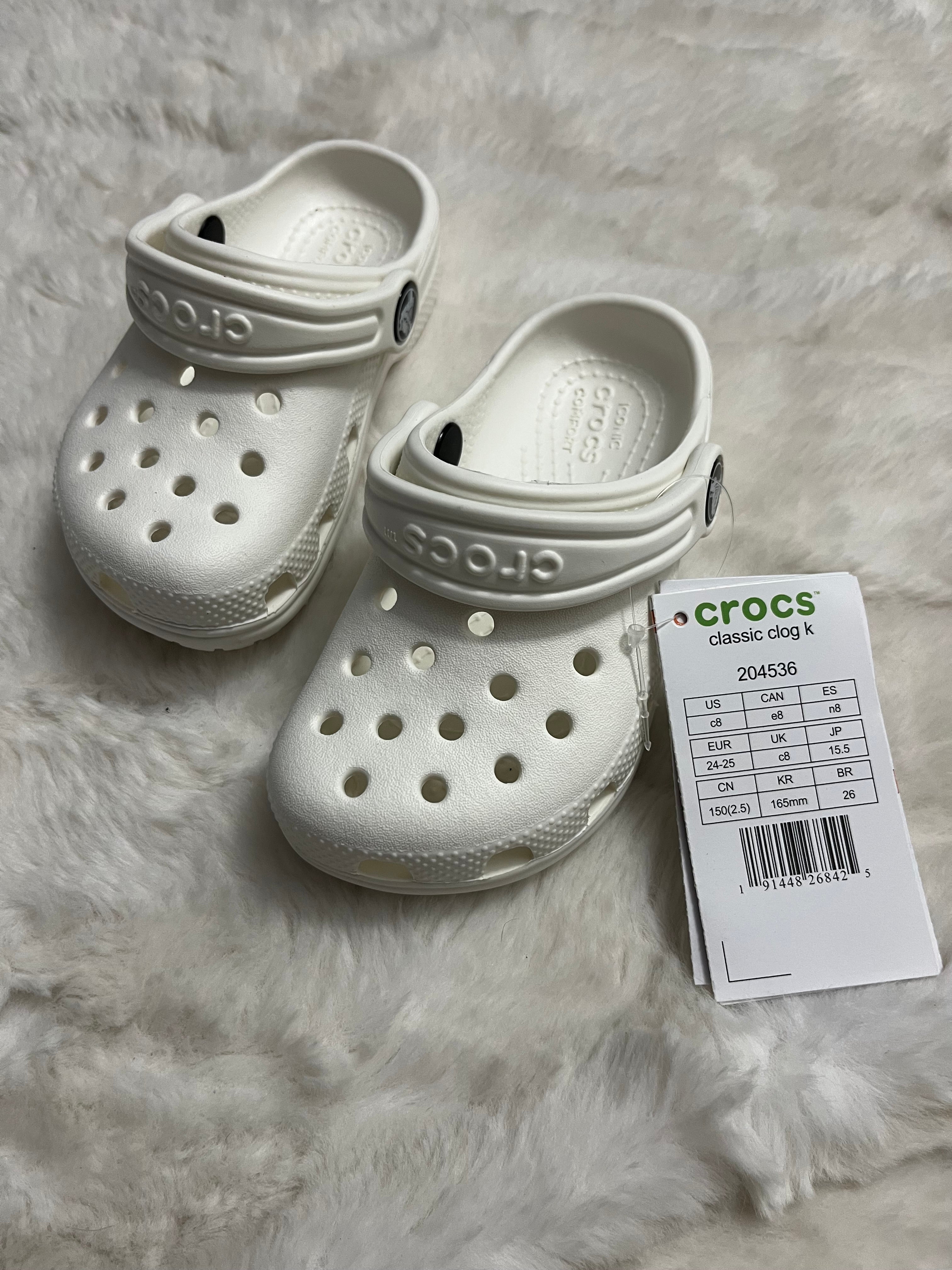 White Crocs
