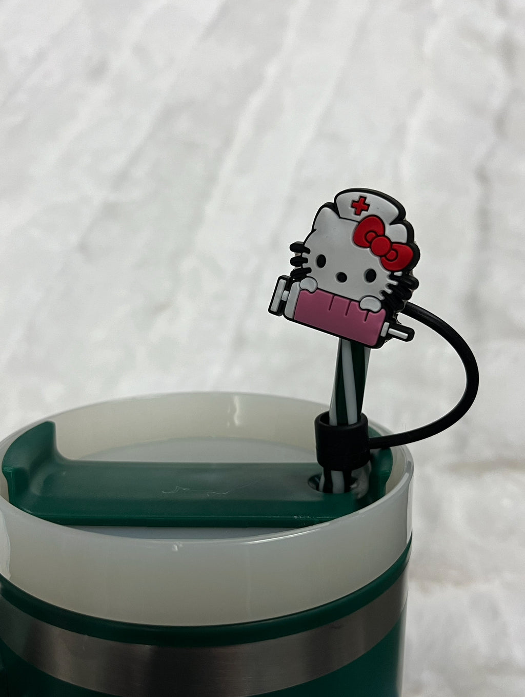 Hello Kitty Medical Straw Topper