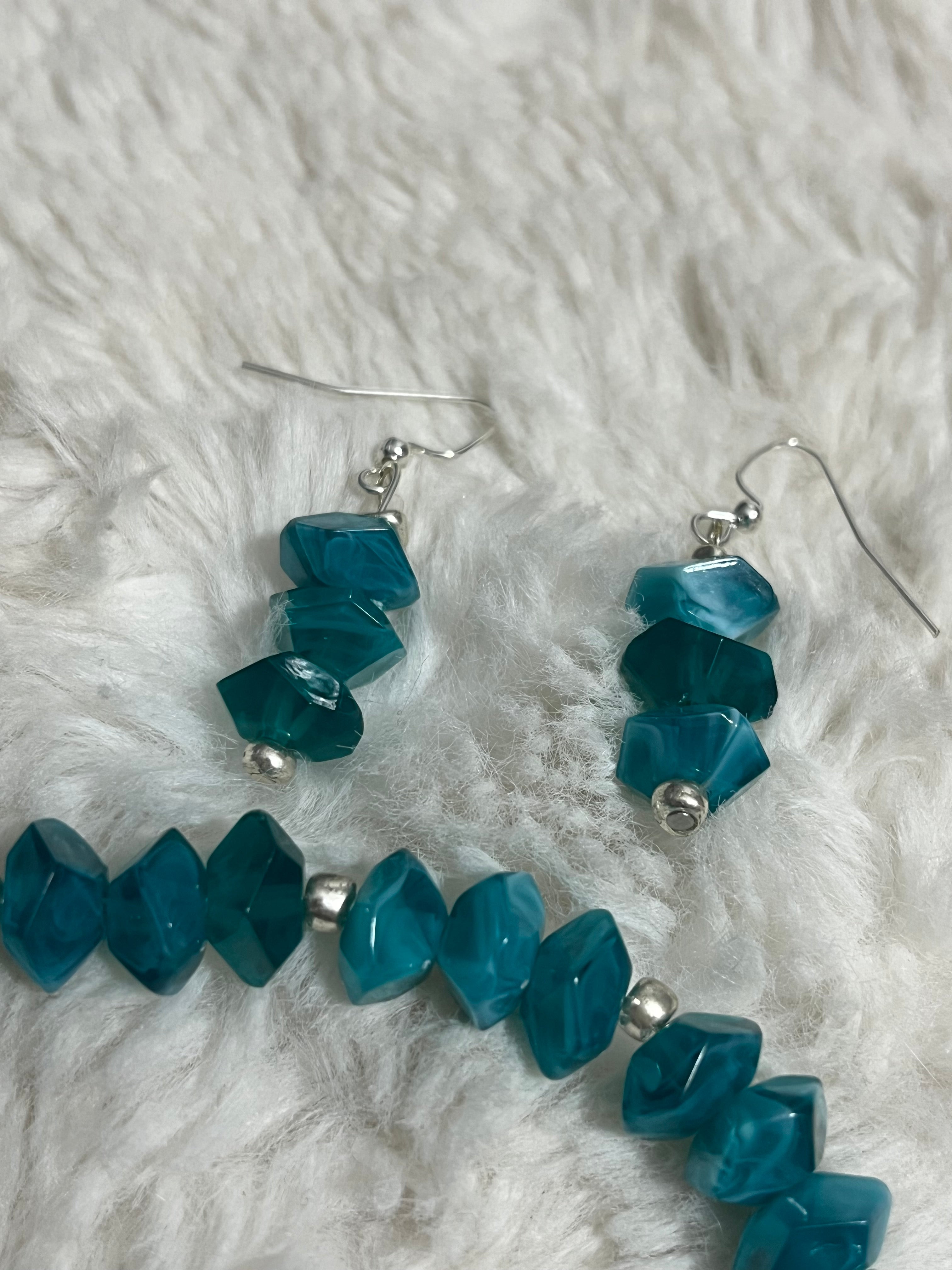 Teal Tide Twist Bracelet Set