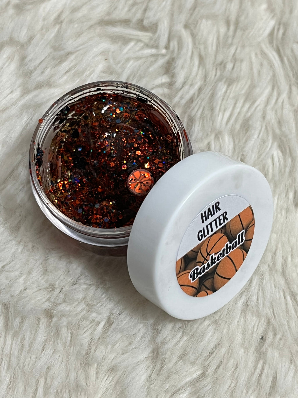 Basketball Hair & Body Glitter